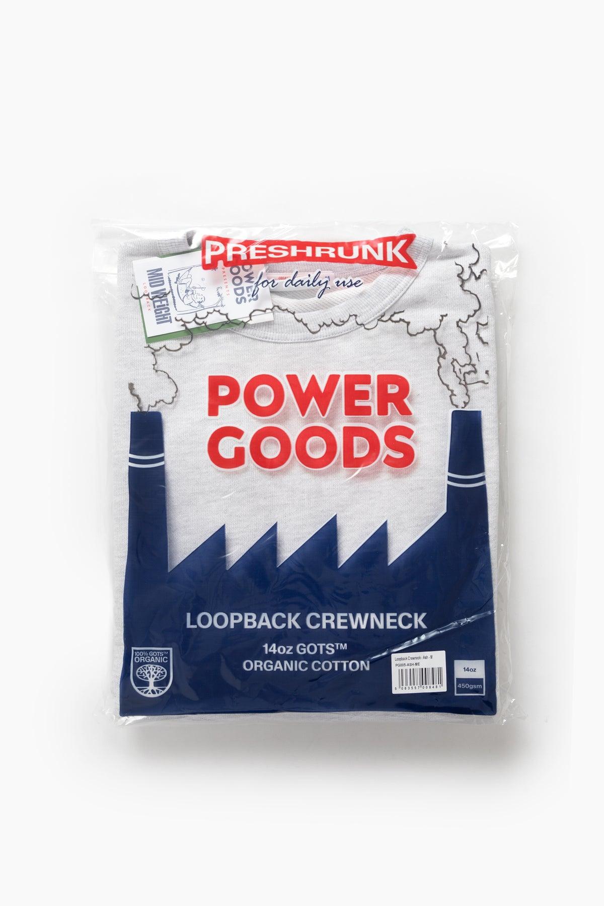 Power Goods - Loopback Crewneck - Ash Product Image