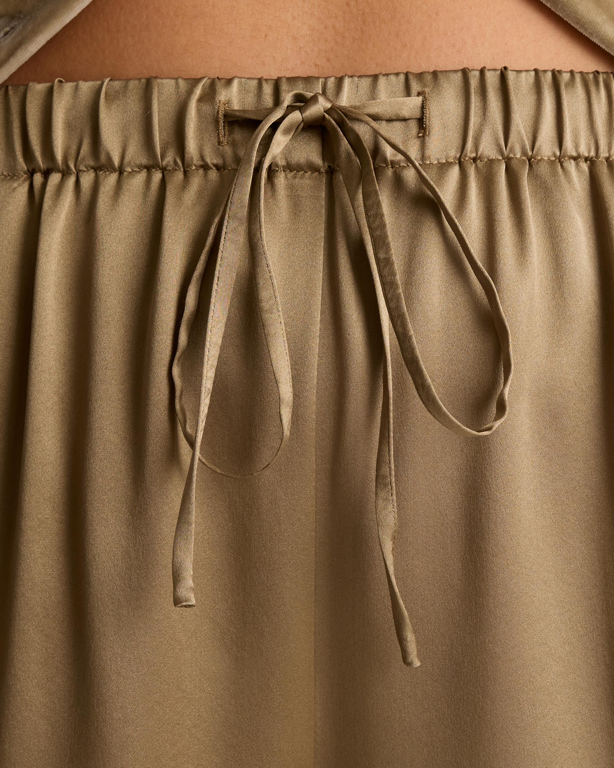 Quince | Women's Drawstring Wide Leg Pants Size XL, Silk Product Image