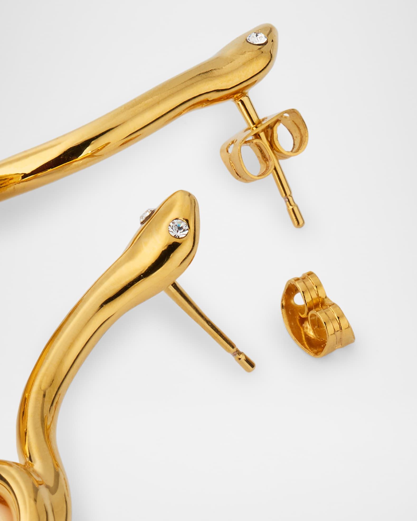 Spiral Snake Earrings Product Image