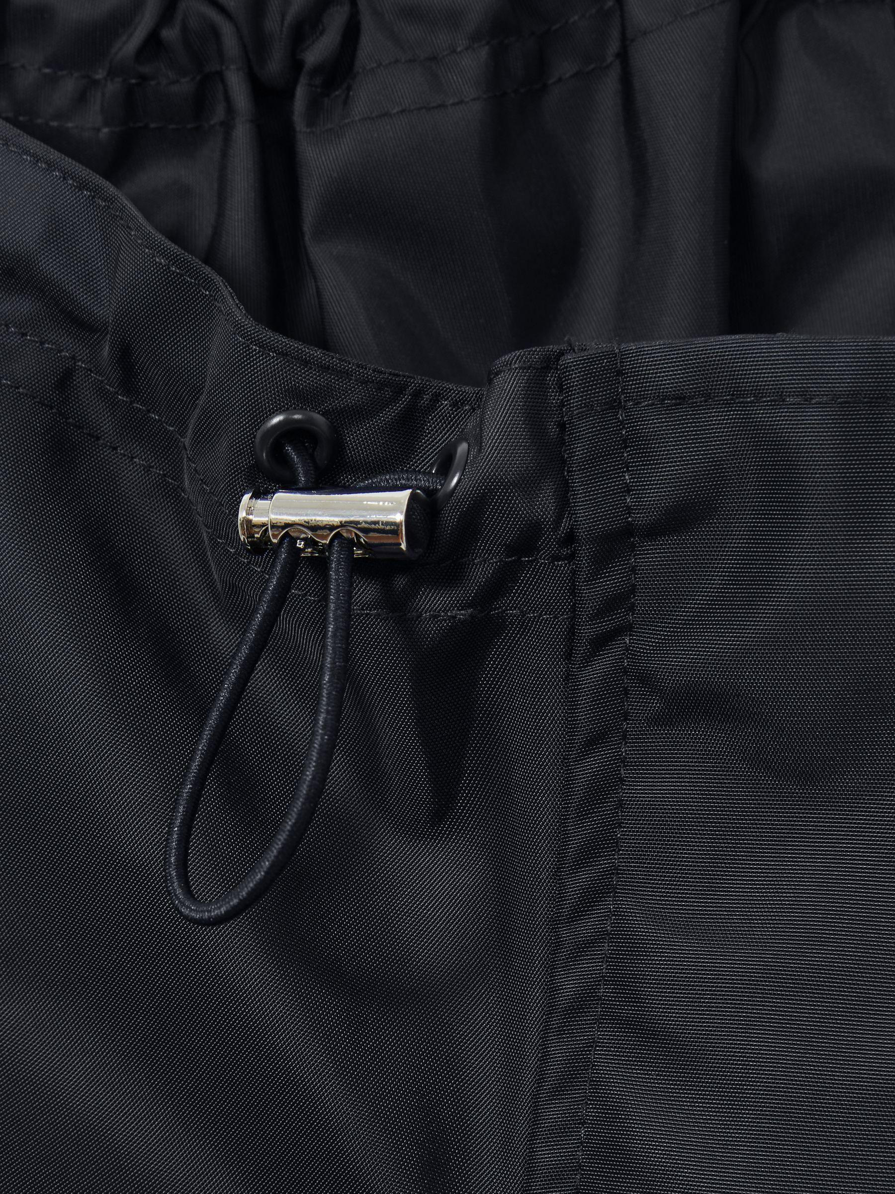 Technical Water-Repellent Hooded Jacket in Navy Product Image