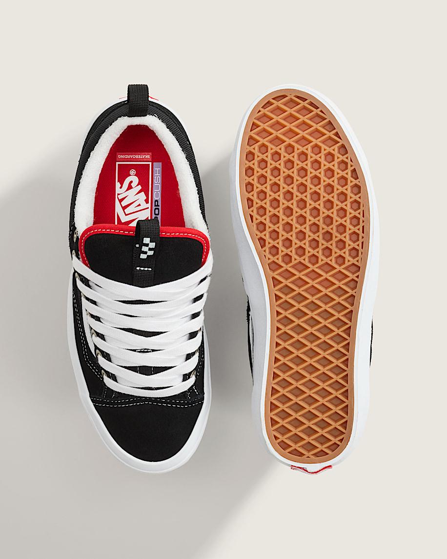 Skate Old Skool 36+ Shoe in Black / White / Red| Vans US Product Image