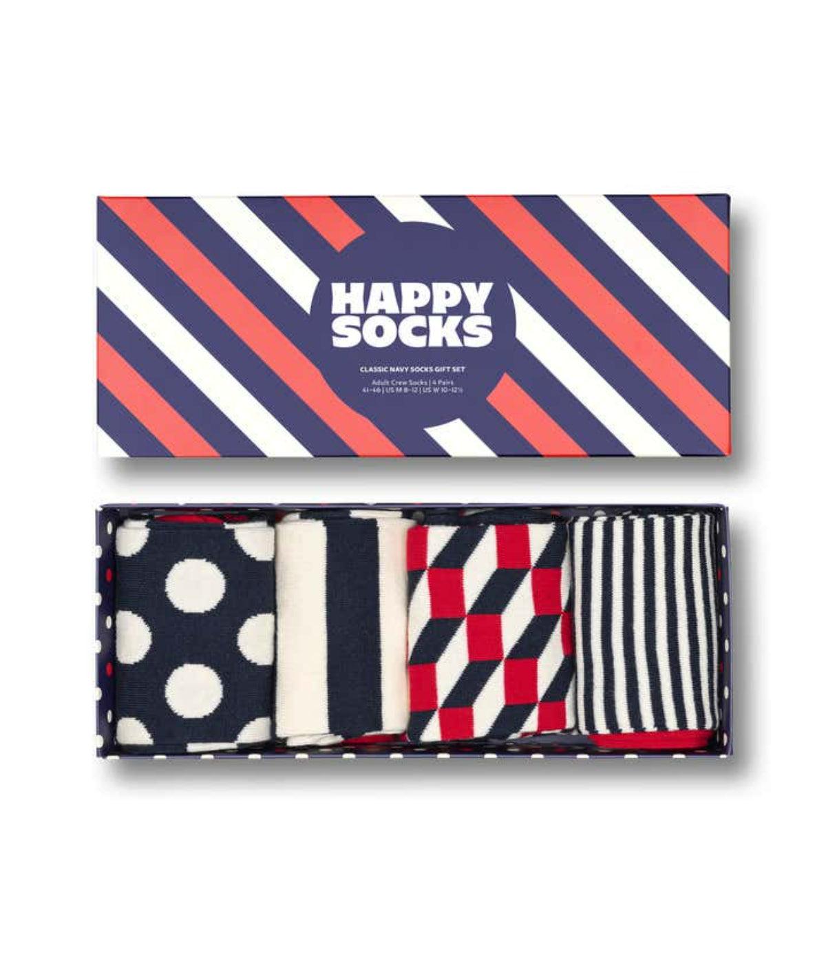 4-Pack Classic Navy Socks Gift Set Multi Product Image