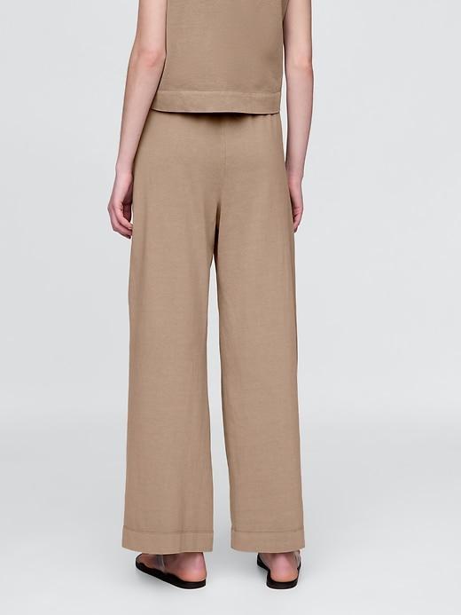 Heavyweight Organic Cotton Wide-Leg Pants Product Image