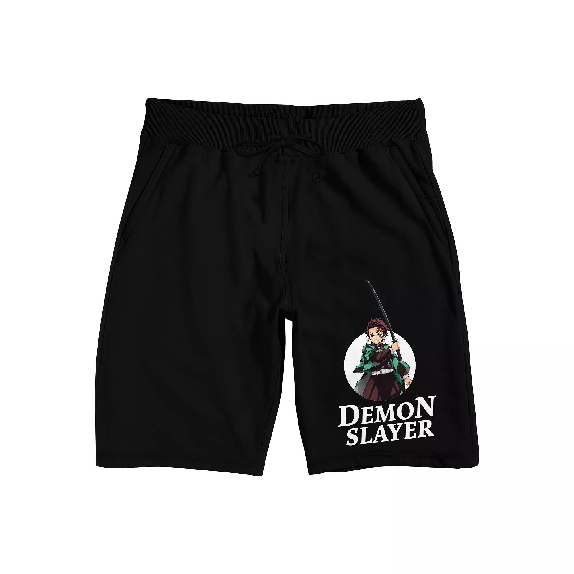 Men's Demon Slayer Tanjiro Pajama Shorts,  Product Image