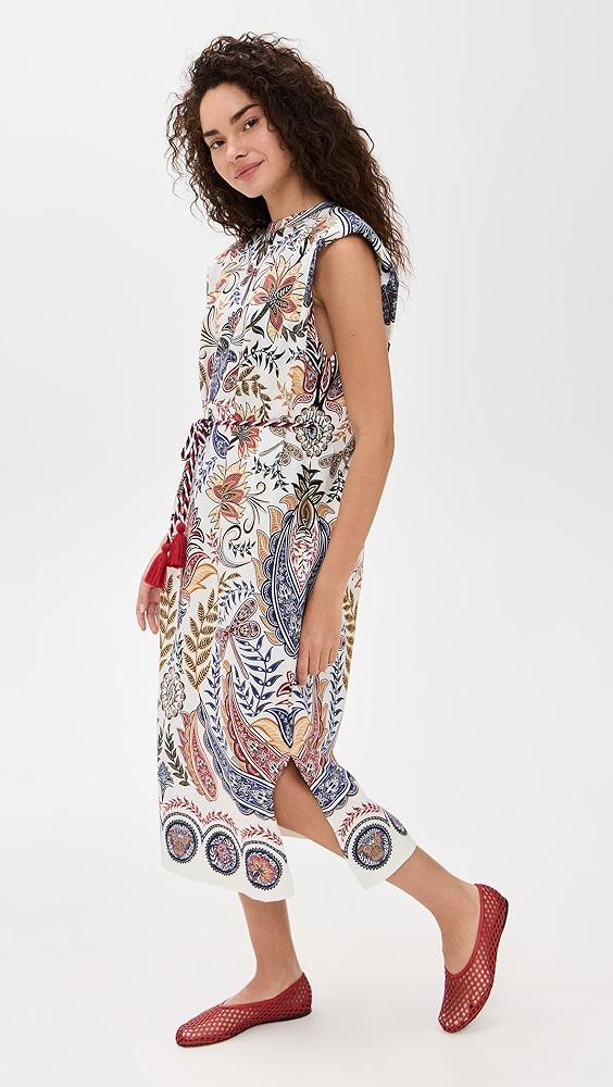 FARM Rio Glam Off-White Midi Dress | Shopbop Product Image