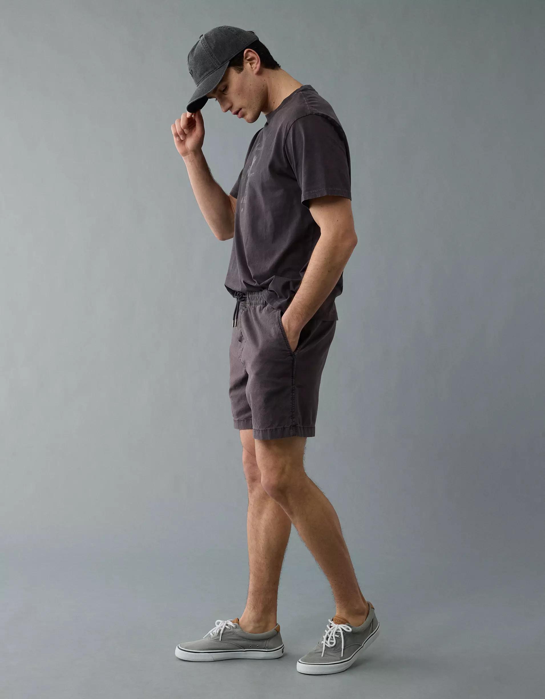 AE 7" Flex Linen-Blend Trekker Short Product Image