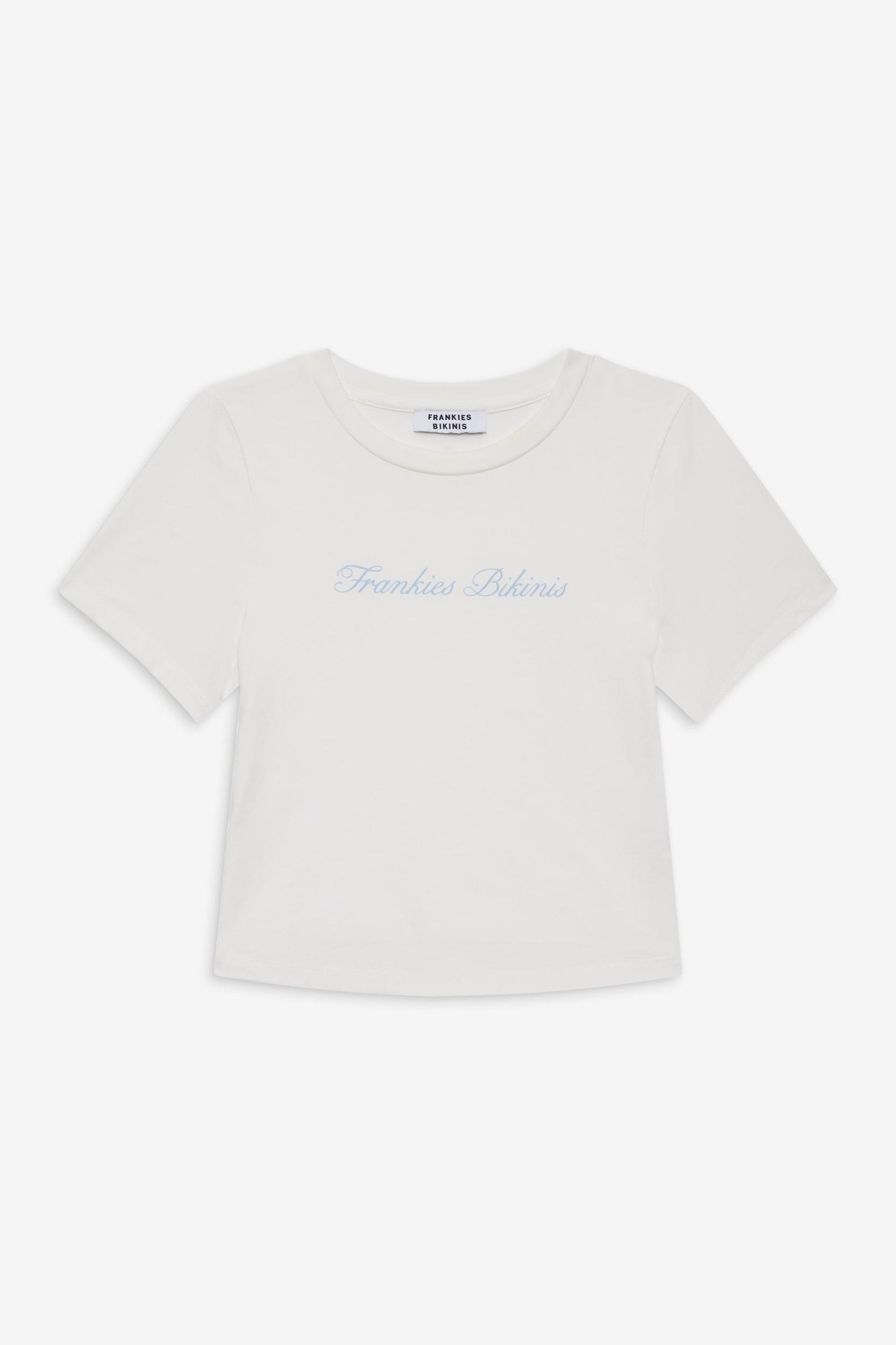 Collins Cropped T Shirt - White Product Image