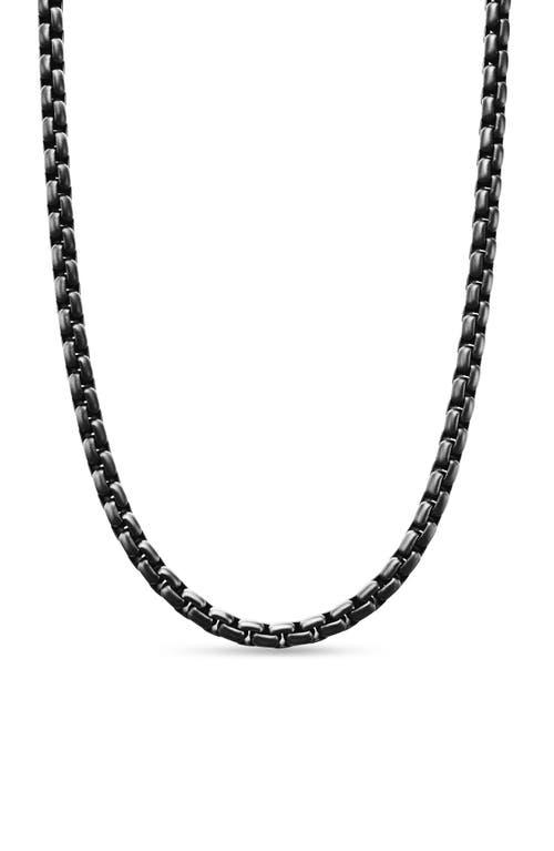 David Yurman Men's Box Chain Necklace with Stainless Steel & Sterling Silver, 5mm Product Image