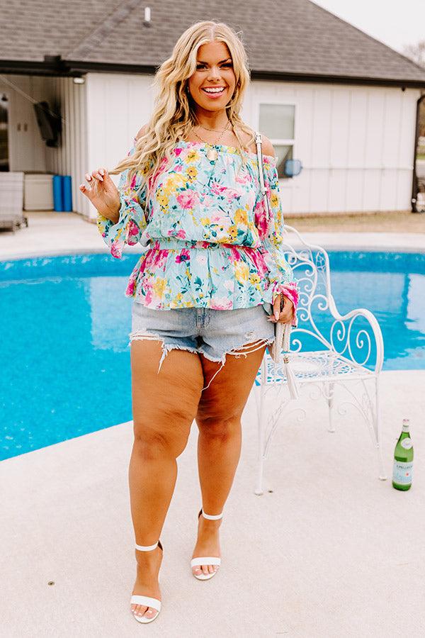 Sandy Shores Off Shoulder Top Curves Product Image