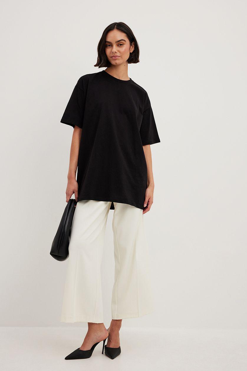 Round Neck Oversized Tee Product Image