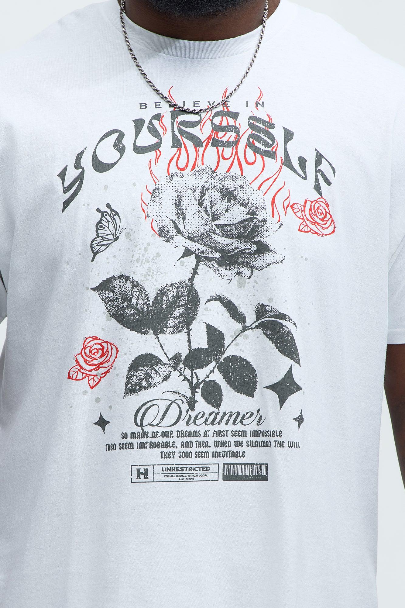 Believe In Yourself Era Short Sleeve Tee - White Product Image