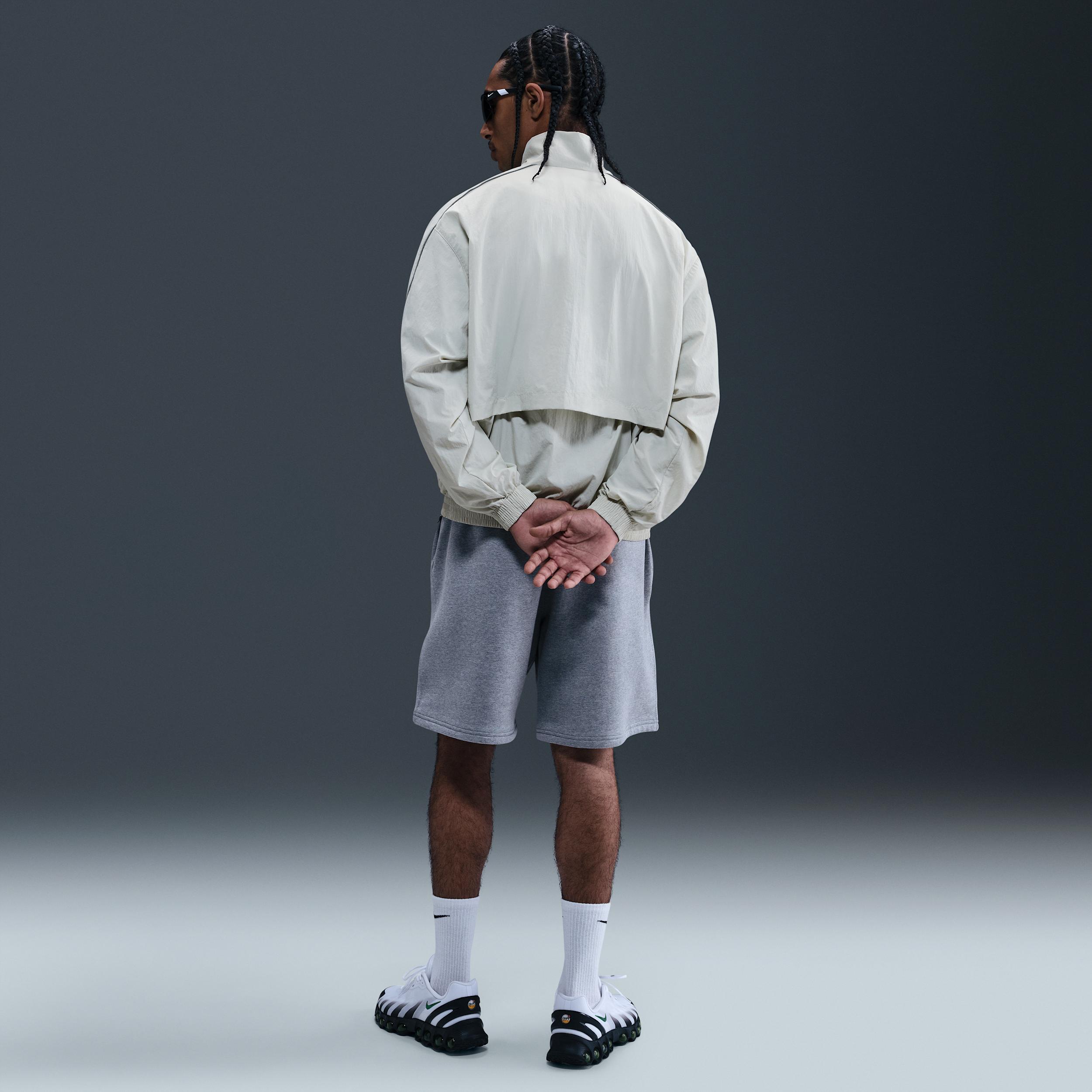 Mens Nike Sportswear Solo Swoosh Woven Track Jacket | FB8622-072 Product Image