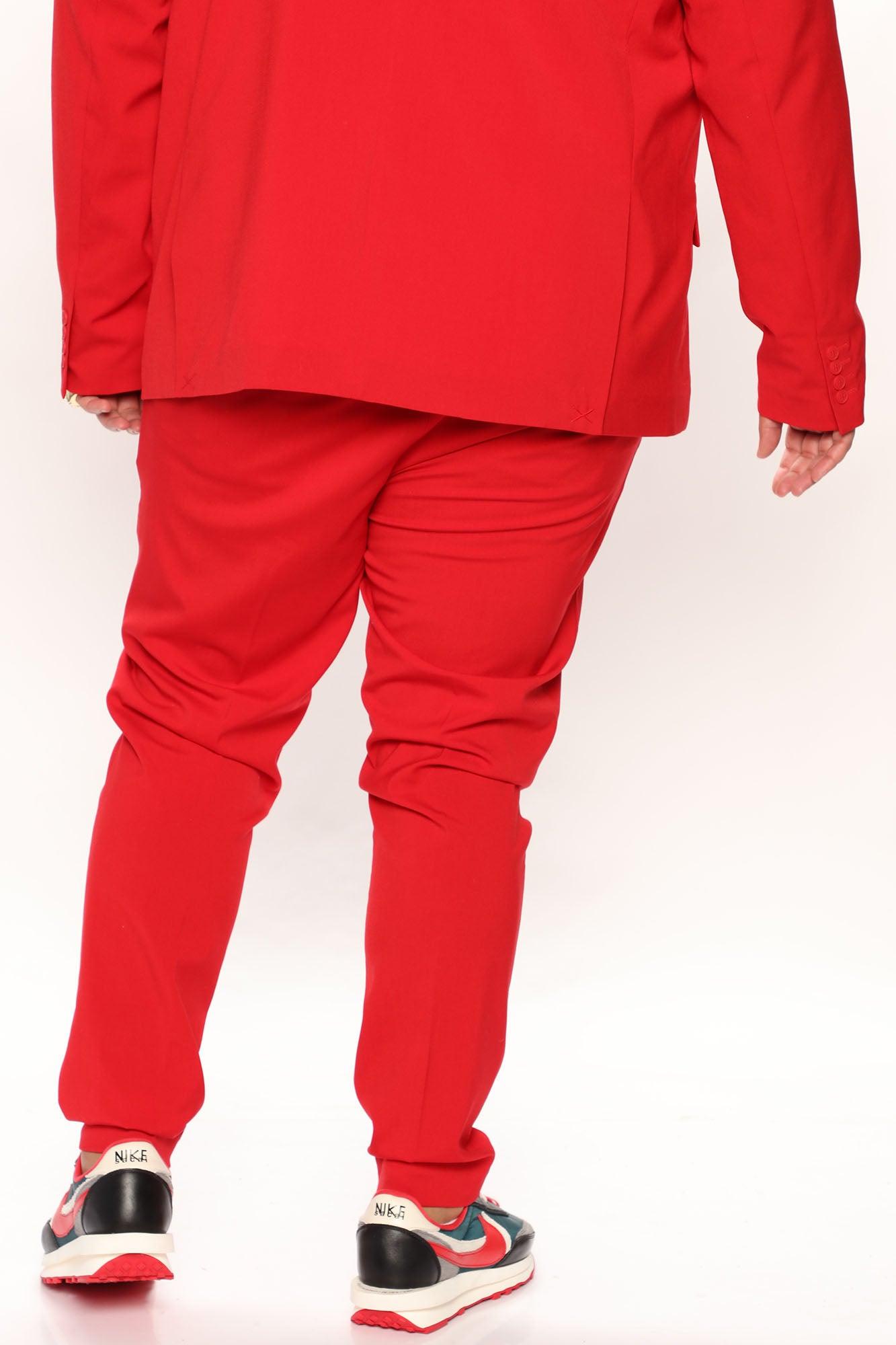 The Modern Stretch Slim Trouser - Red Product Image