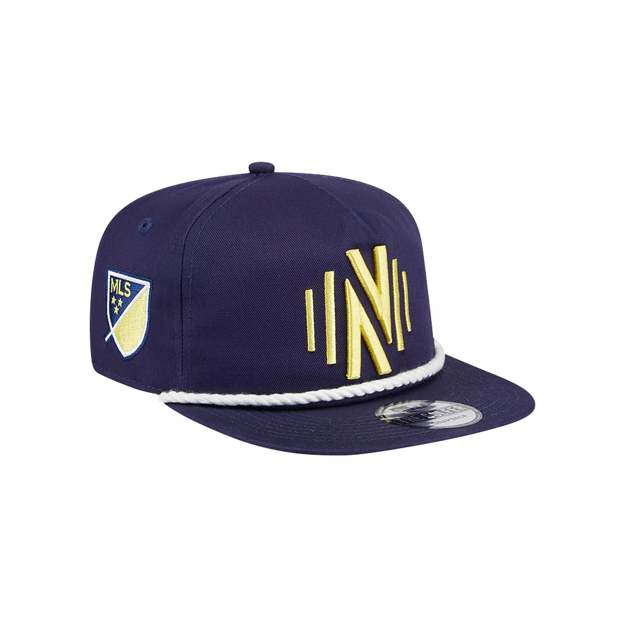 Men's New Era Navy Nashville SC The Golfer Kickoff Collection Adjustable Hat, Mls Blue Product Image