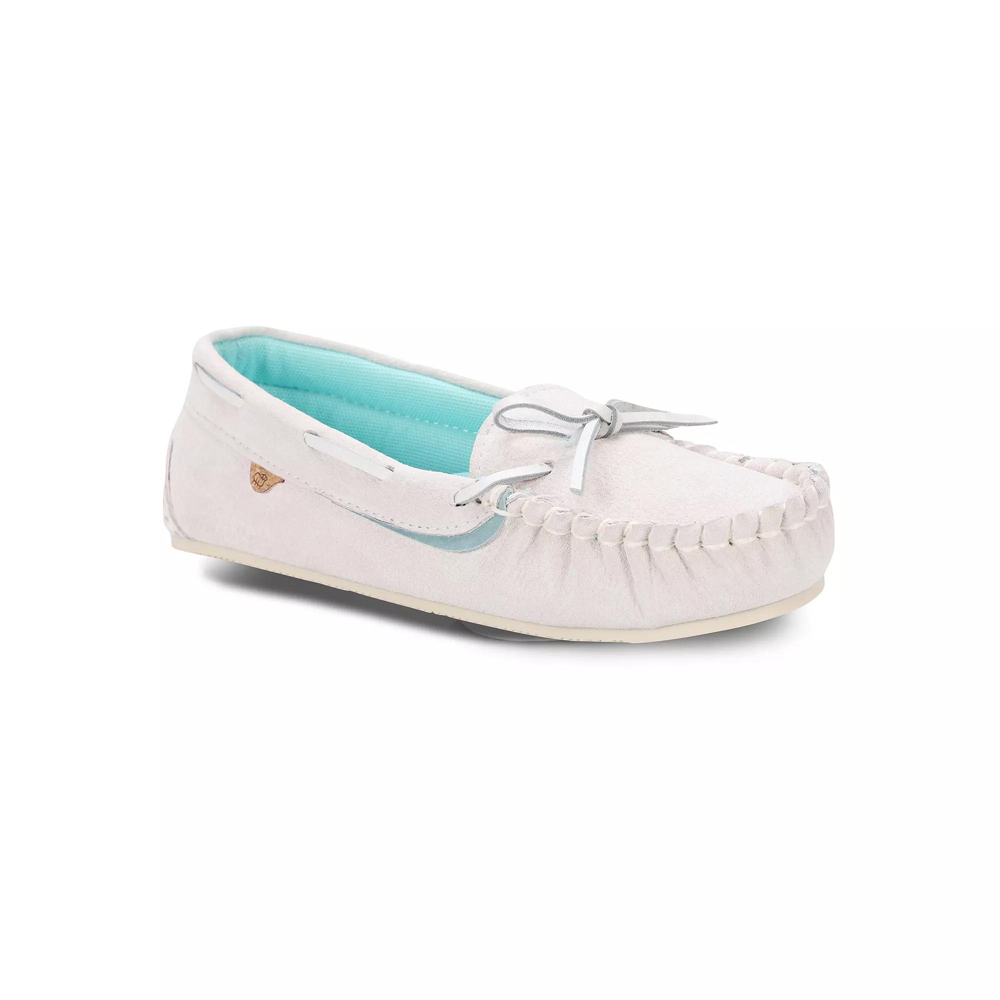 Mykos Selena Women's Suede Moccasin Shoes,  Product Image