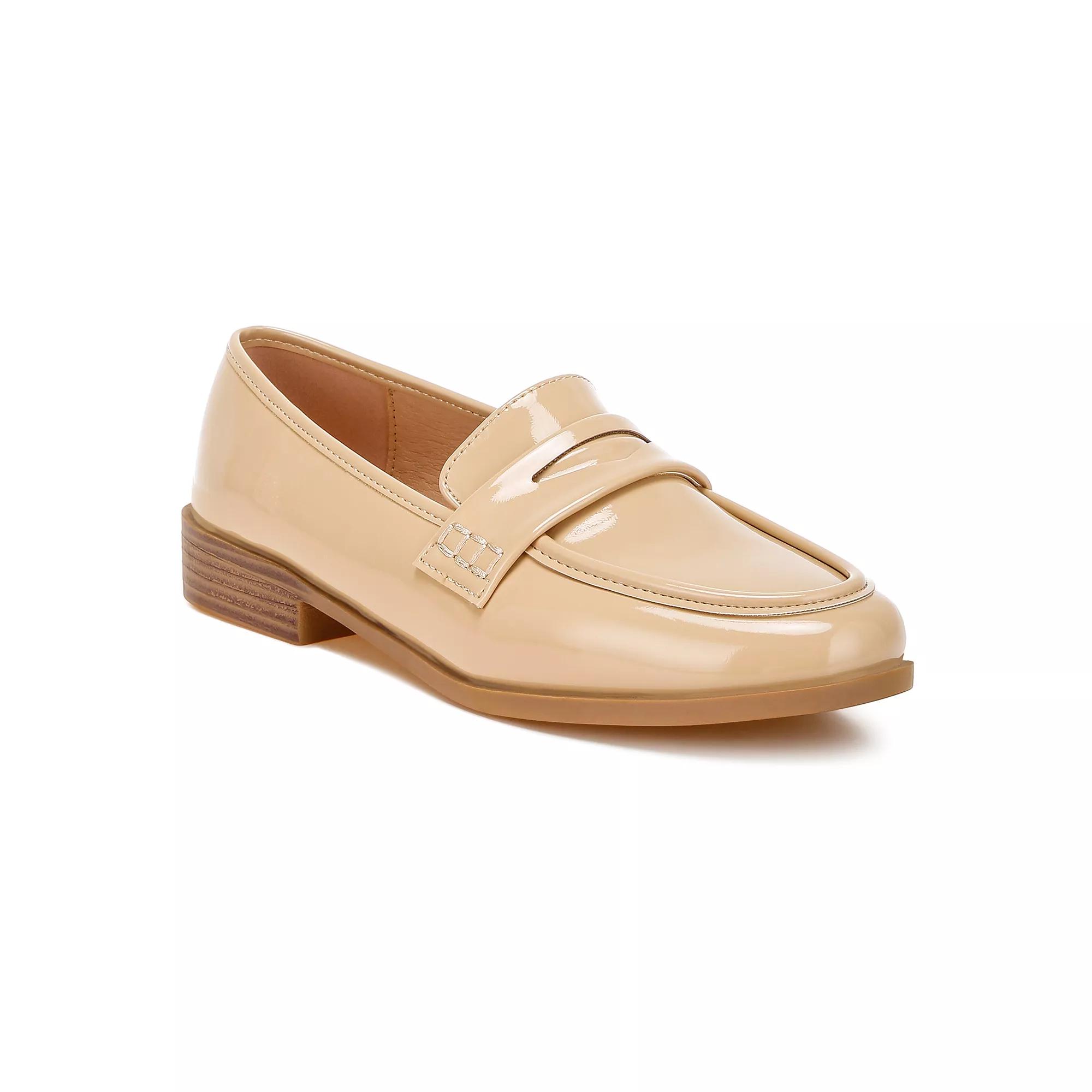 London Rag Mogul Flat Women's Loafers, Size: 8, Beige Product Image