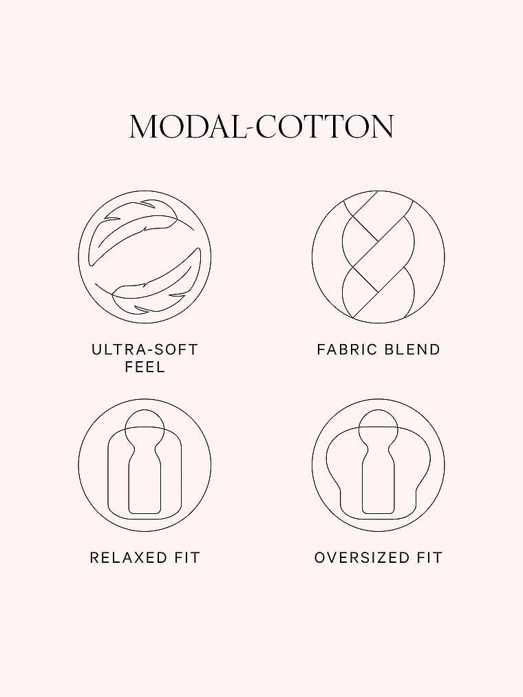 Modal-Cotton Striped Long Pajama Set Product Image