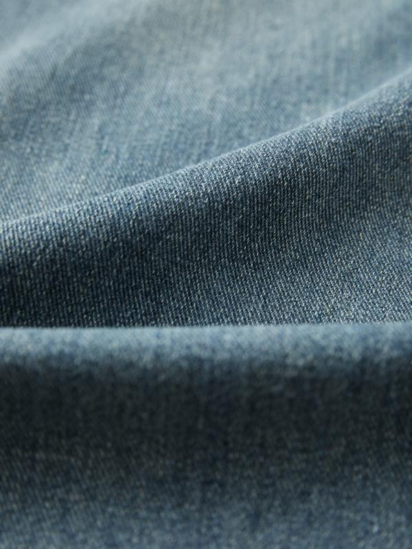 Men's Faded Vintage Denim Loose Jeans Product Image