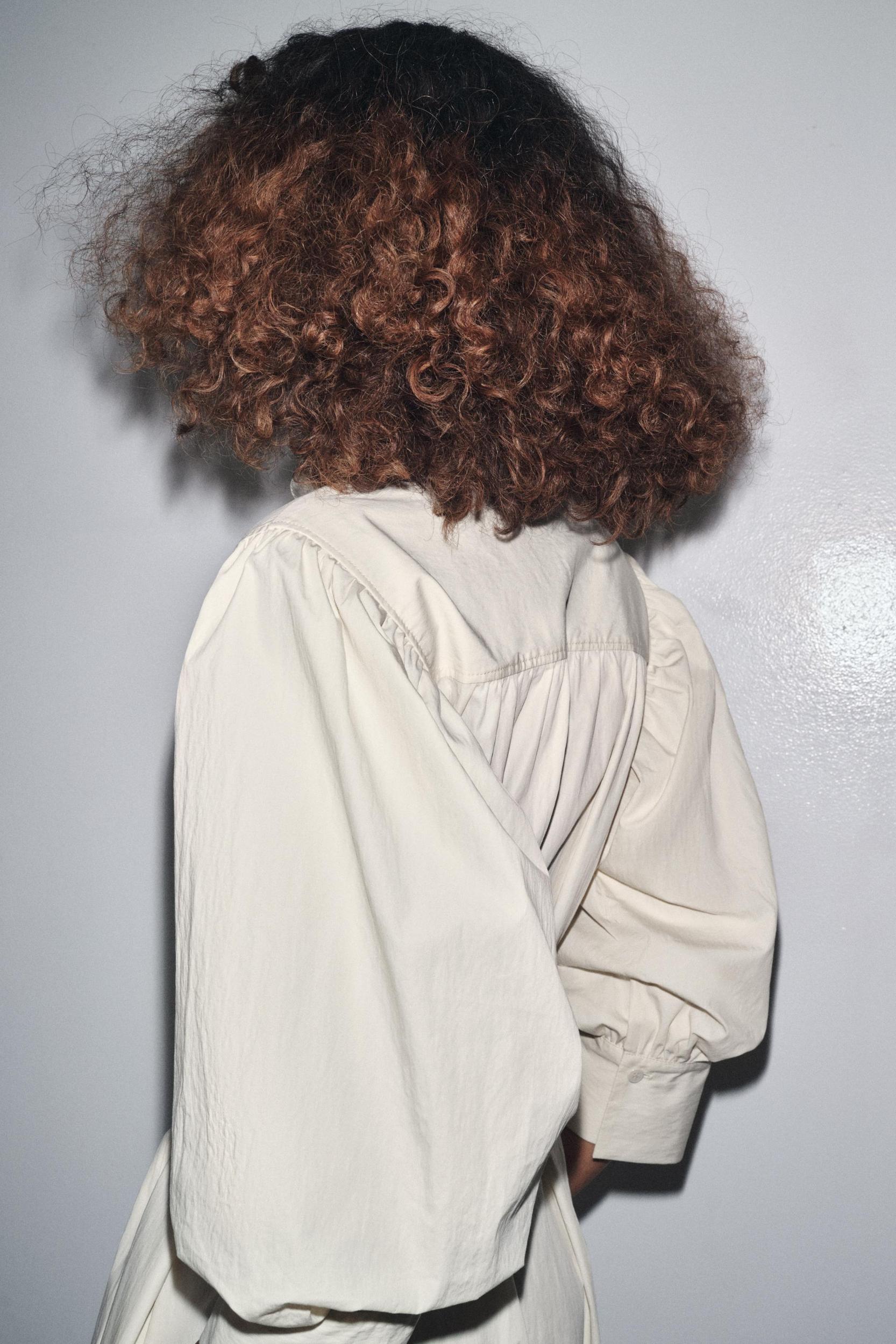 ZW COLLECTION BALLOON SLEEVE SHIRT DRESS Product Image