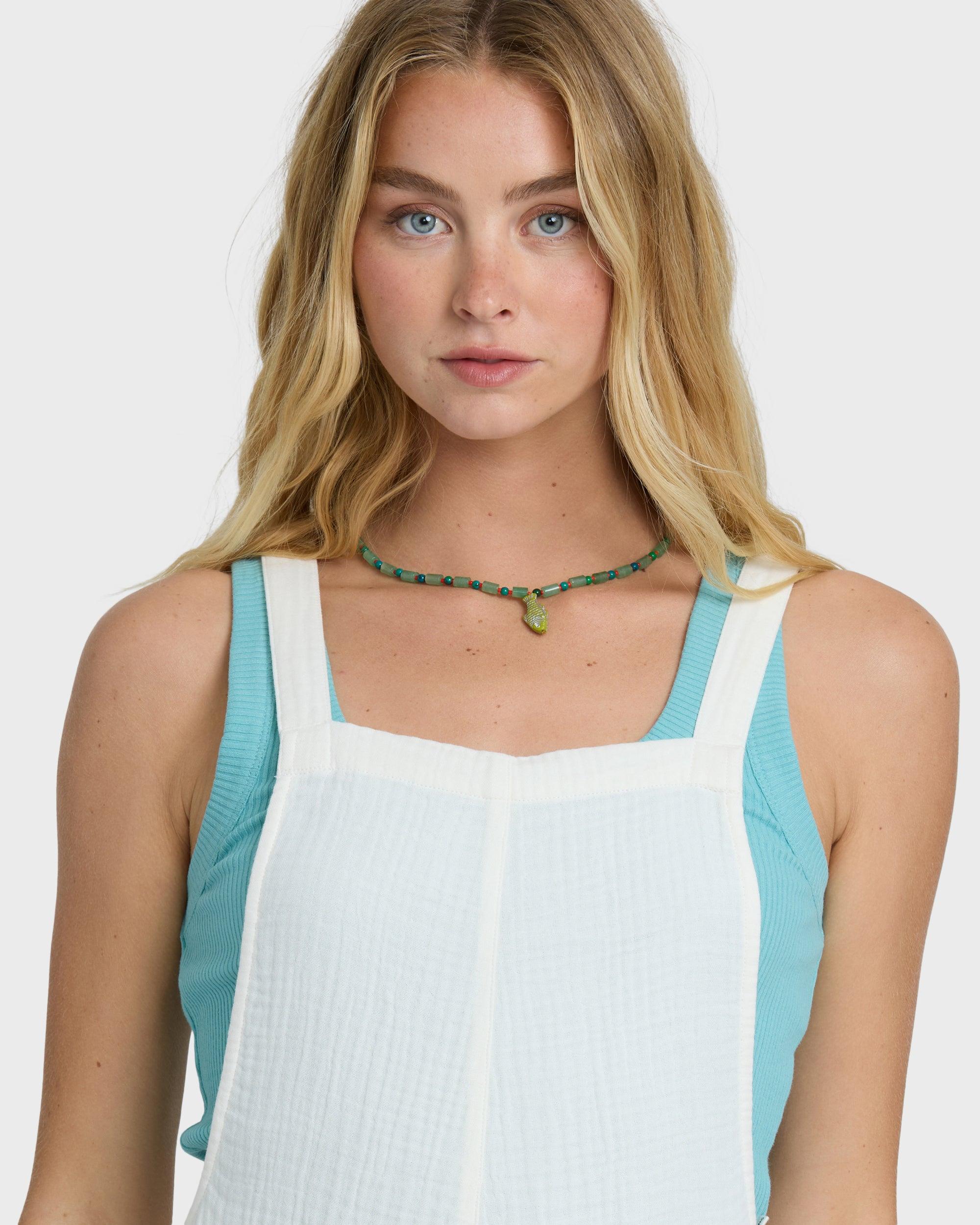 Beach Crush Overalls - Salt Crystal Female Product Image