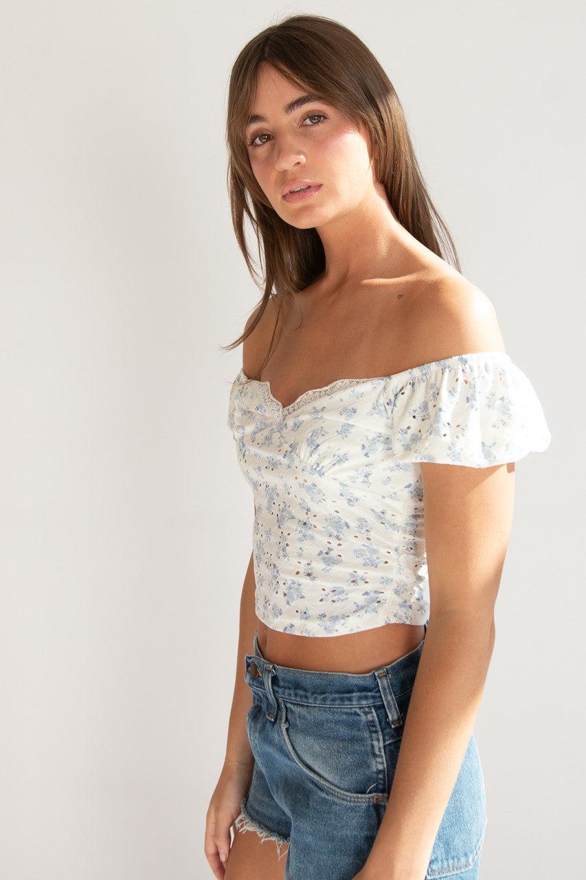Floral Sweetheart Top Product Image