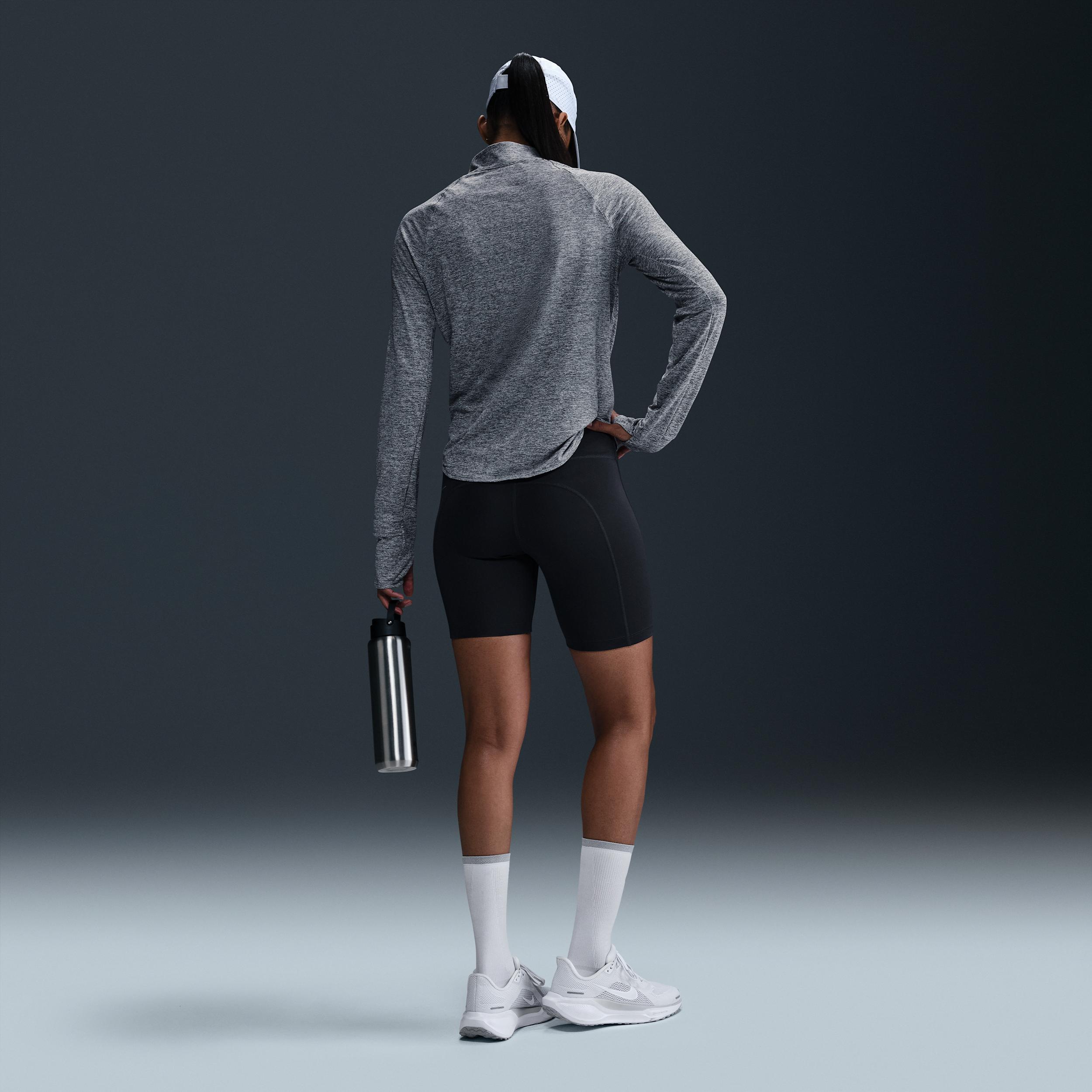 Nike Womens Swift Dri-FIT UV 1/4-Zip Running Top | HQ0499-084 Product Image