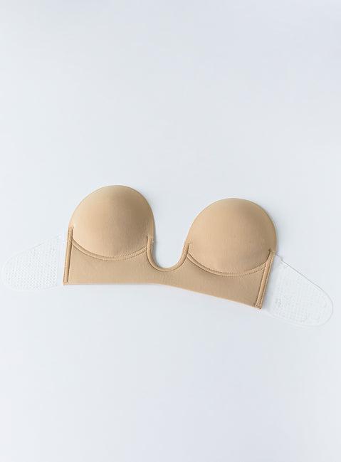 U-Shape Backless Bra Beige Product Image