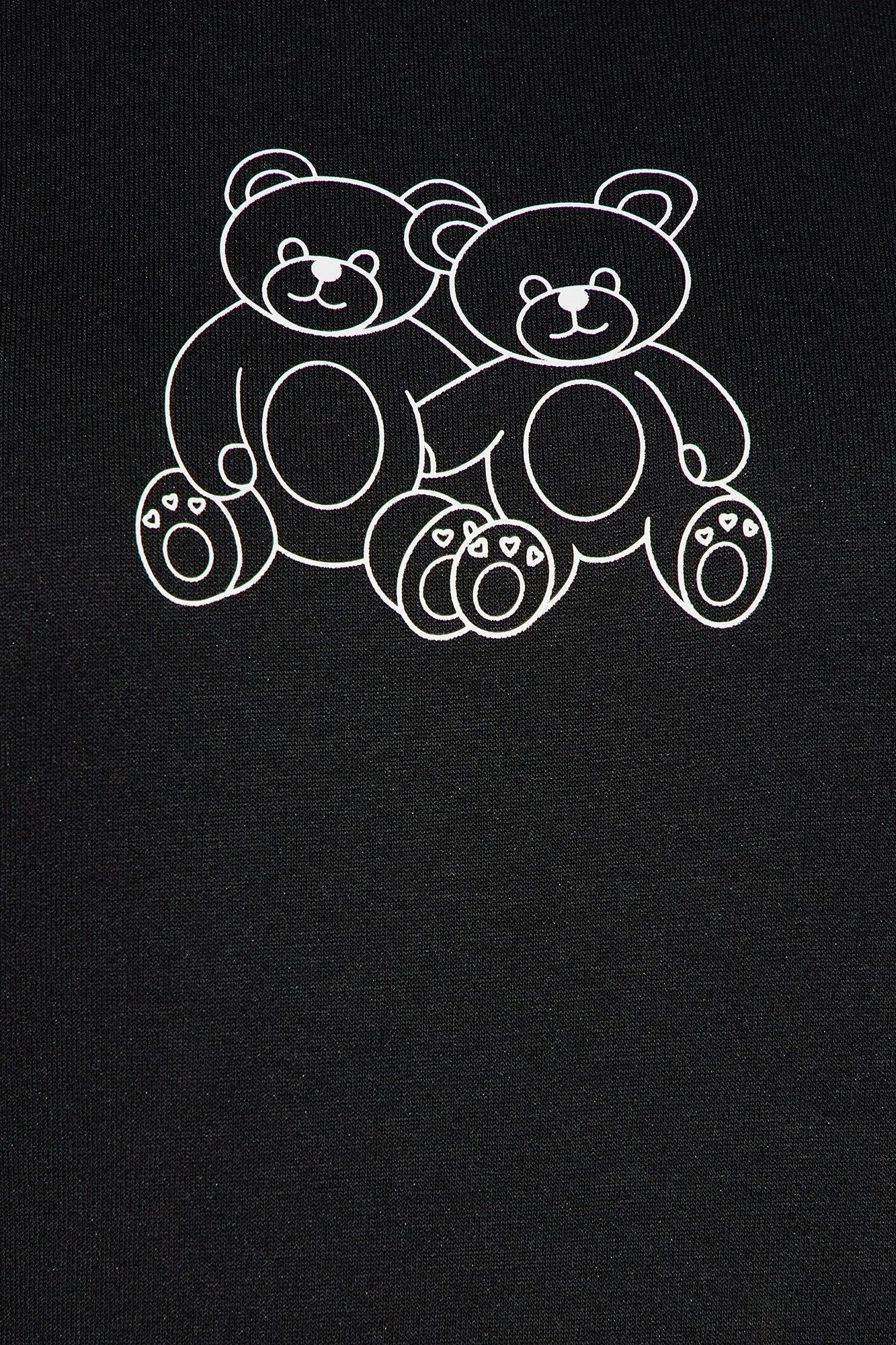 Cute As Can Be Hoodie Mini Dress - Black Product Image