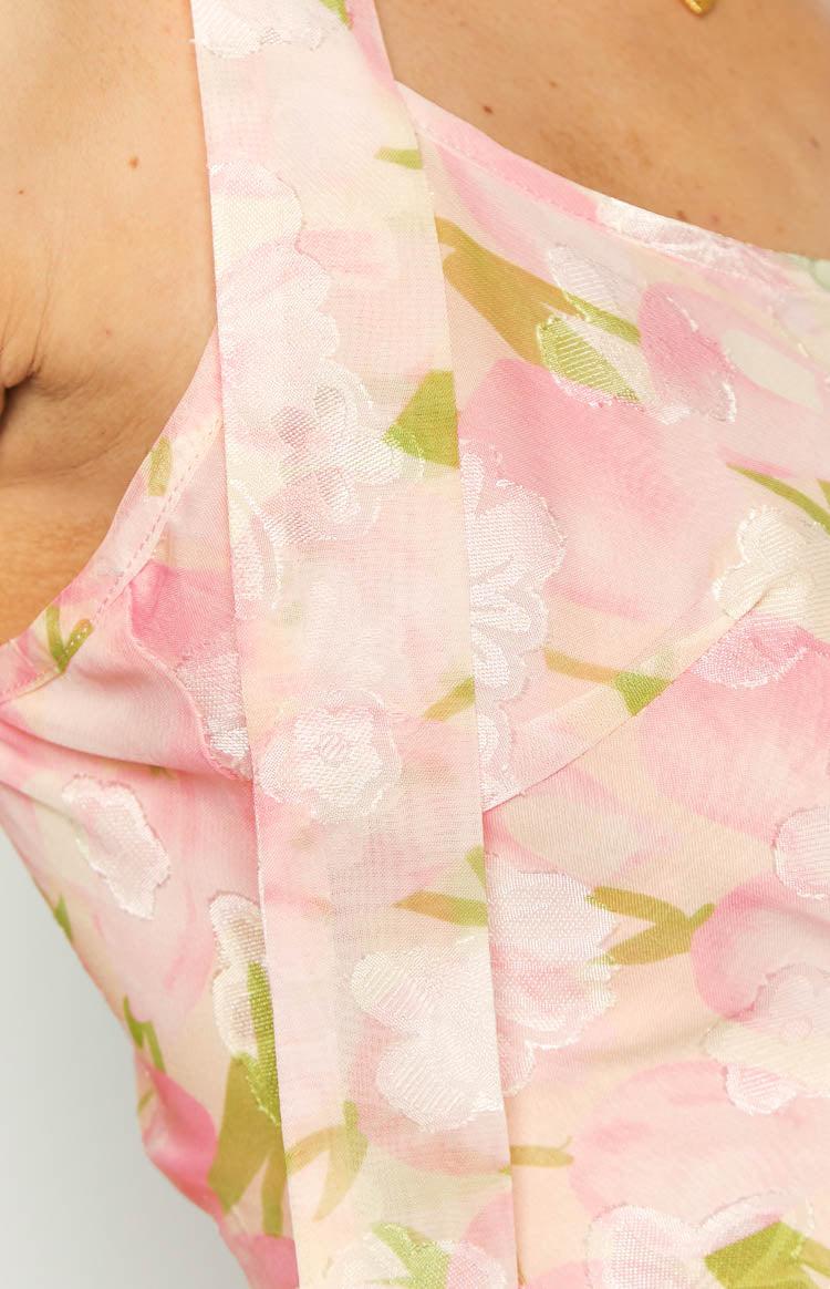 Irina Pink Print Cami Top Baby Product Image