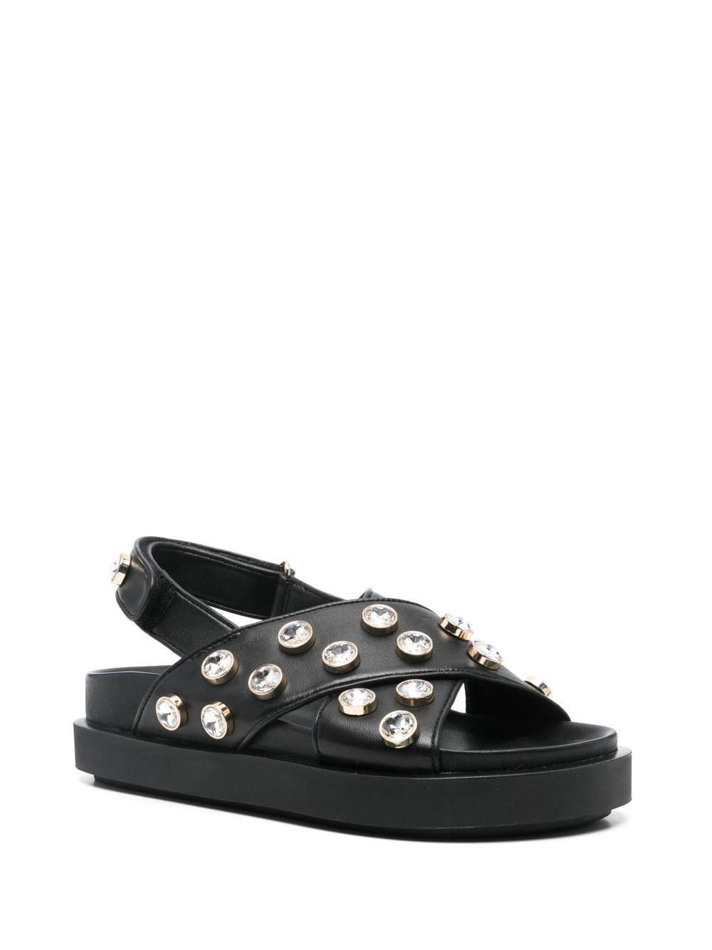 crystal-embellished sandals  Product Image