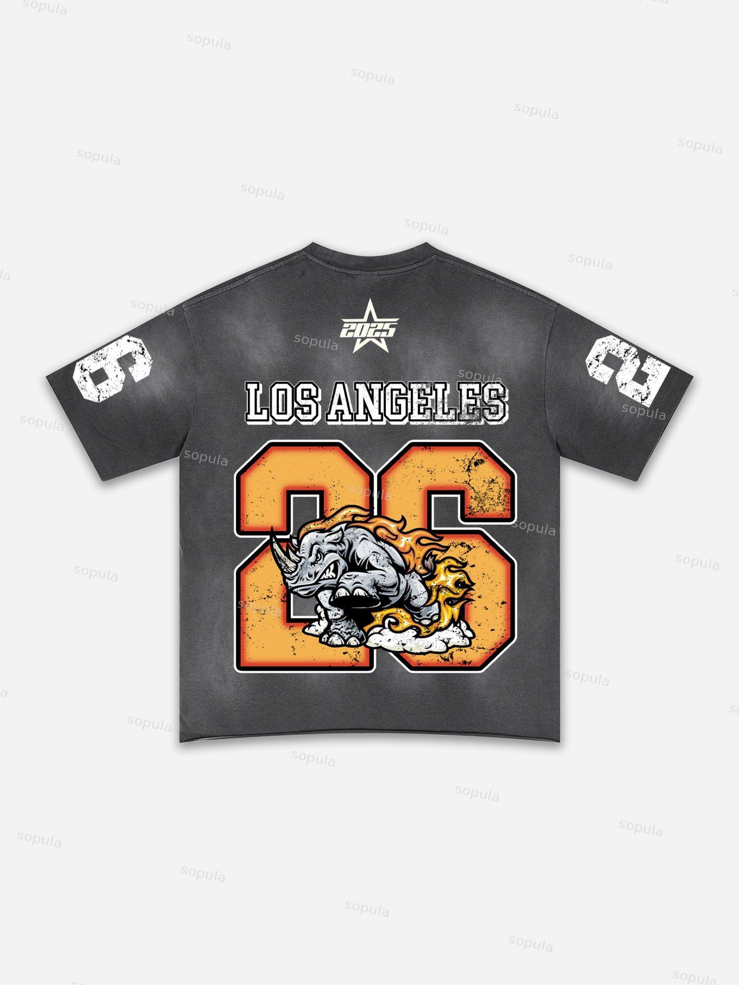 26 Legendary Animal Motion Vintage Graphic Washed T-shirt Product Image