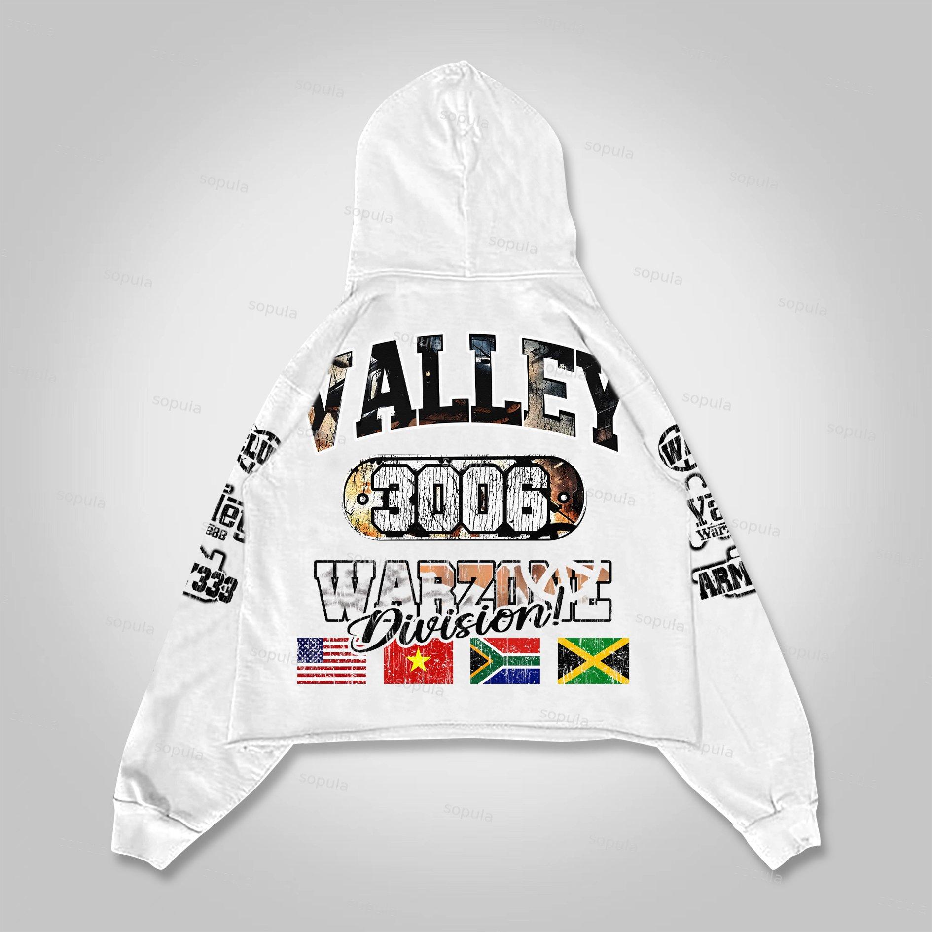 Sopula Men's Warzone Graphic Cropped Hoodie Product Image