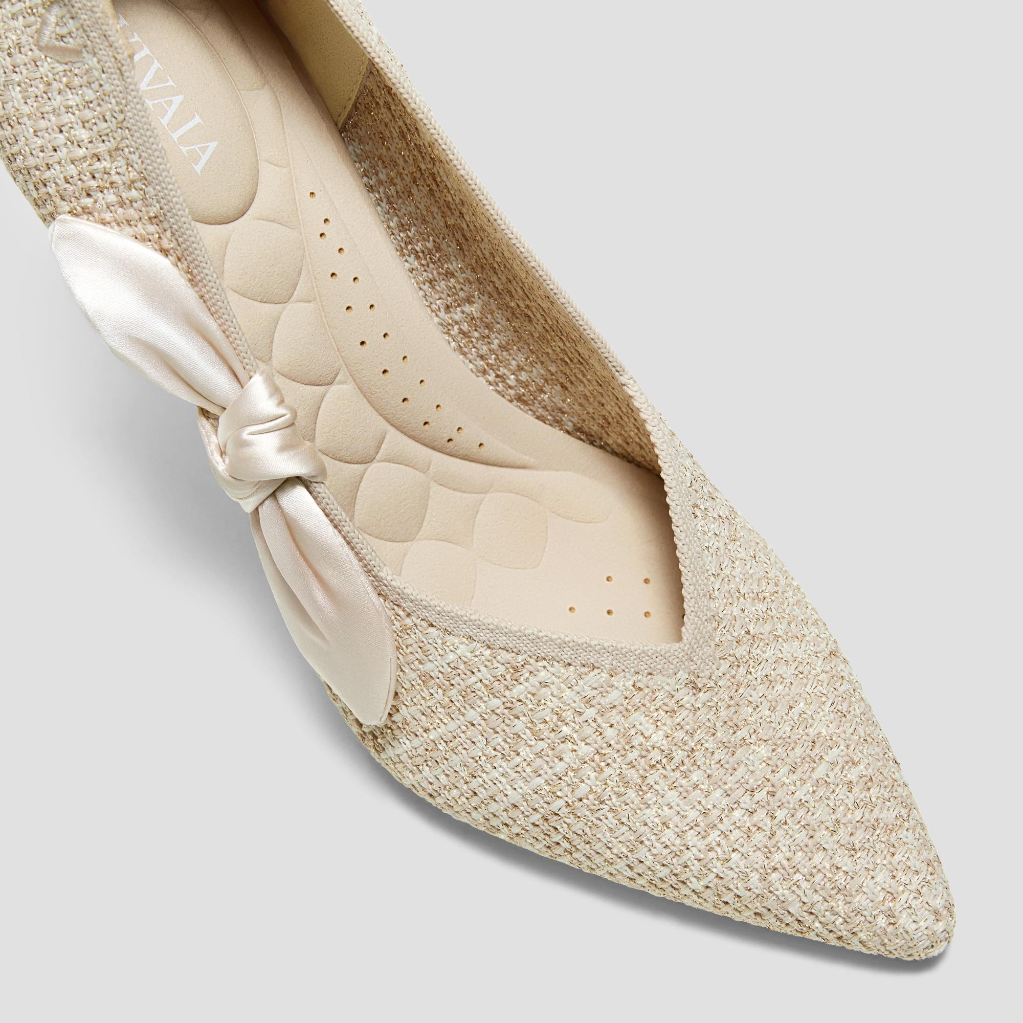 Pointed-Toe Bow Stilettos (Ashley) Product Image