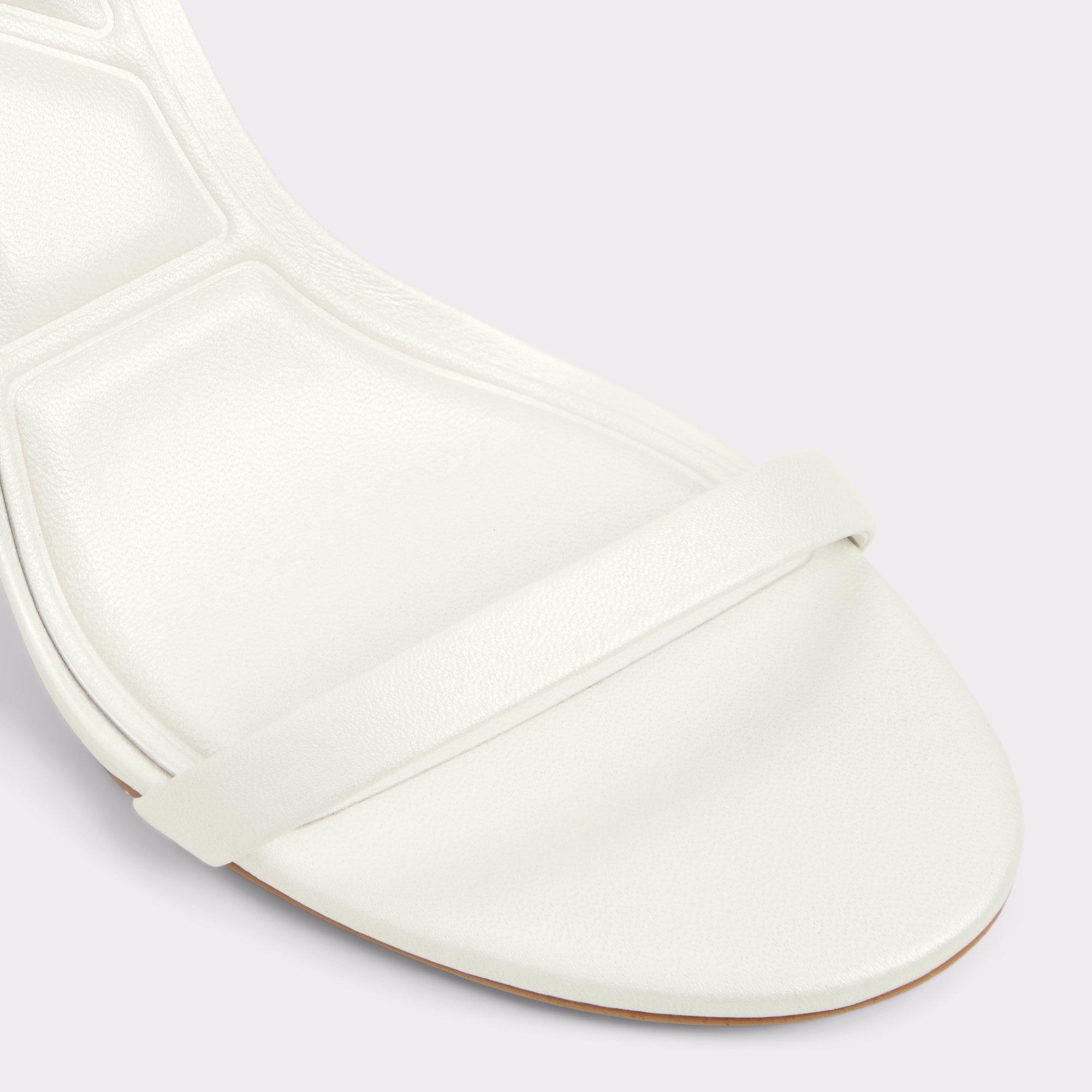 ALDO Arielheel - Women's Heeled Sandal Sandals - White, Size 7 Product Image