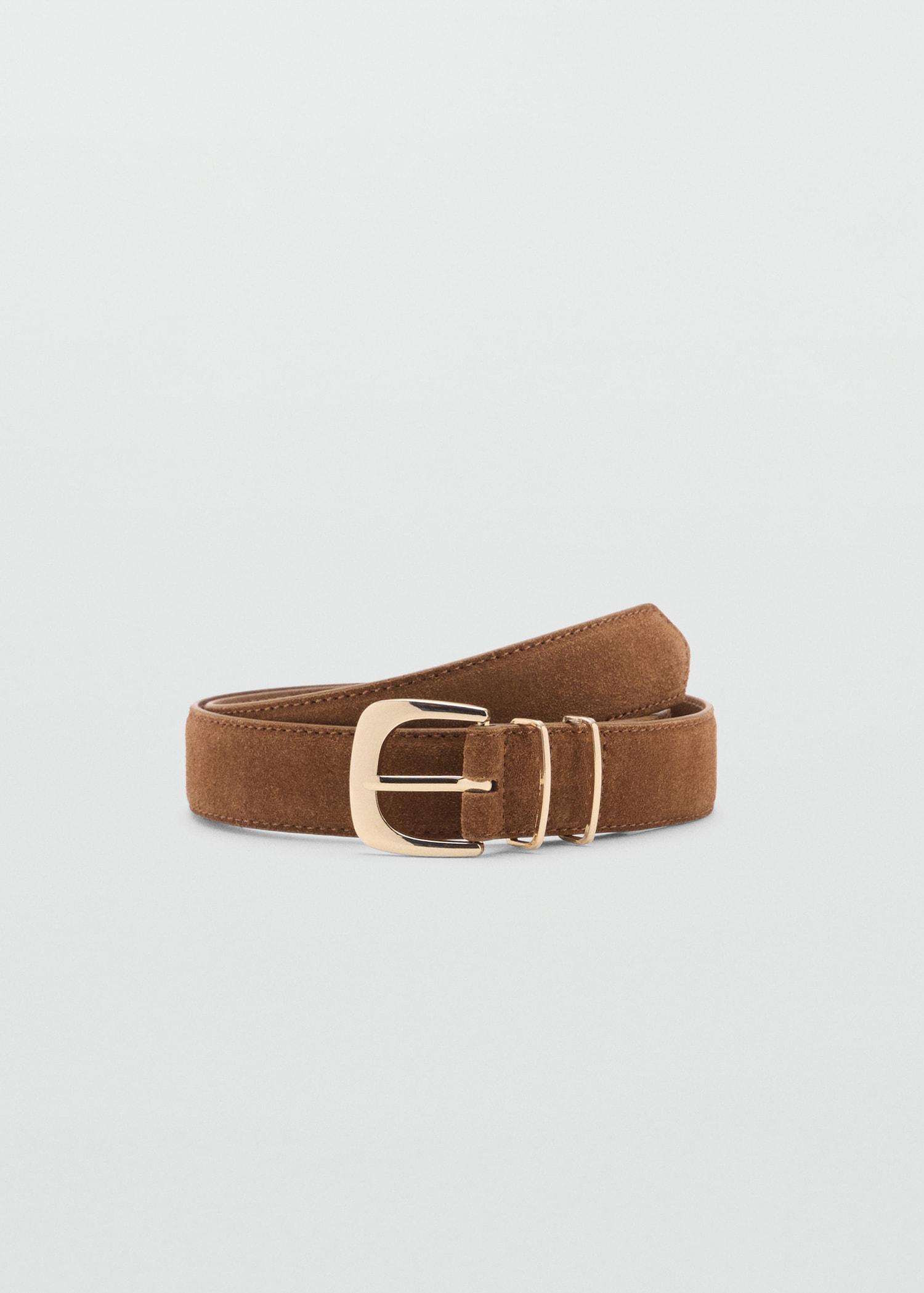 Suede belt - Women | MANGO USA Product Image