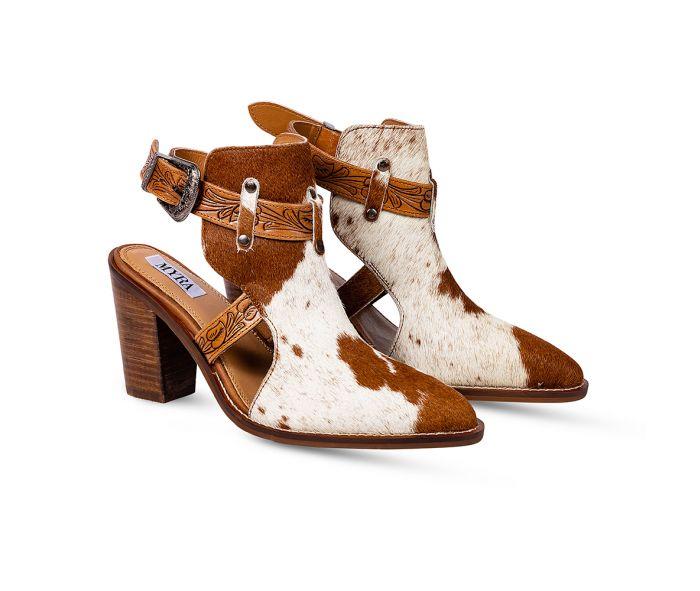 Cora Jo Carmel Strapy Heels Product Image