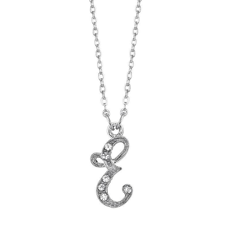 1928 Script Initial Necklace, Womens Product Image