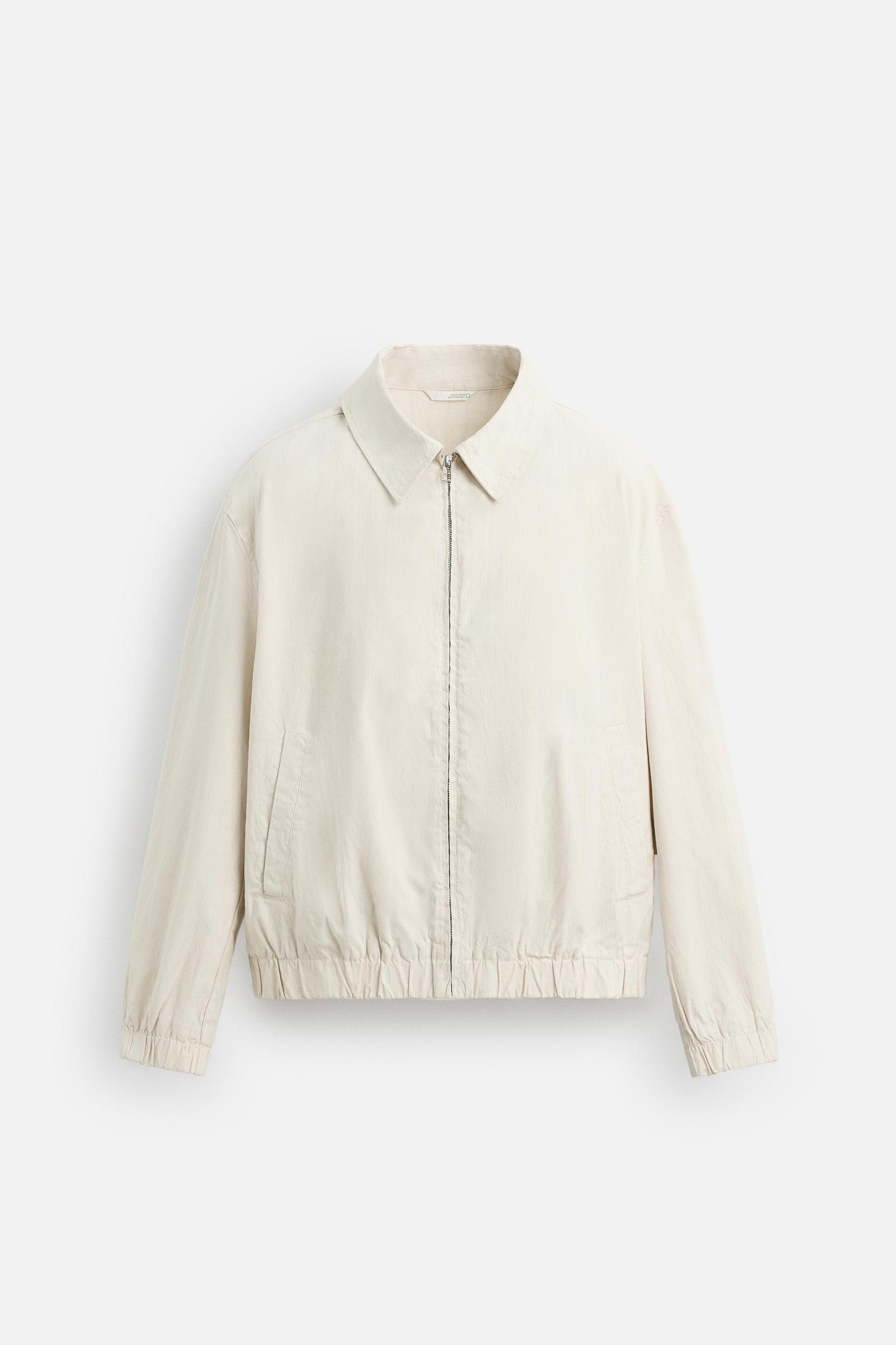 STRIPED TEXTURED JACKET Product Image