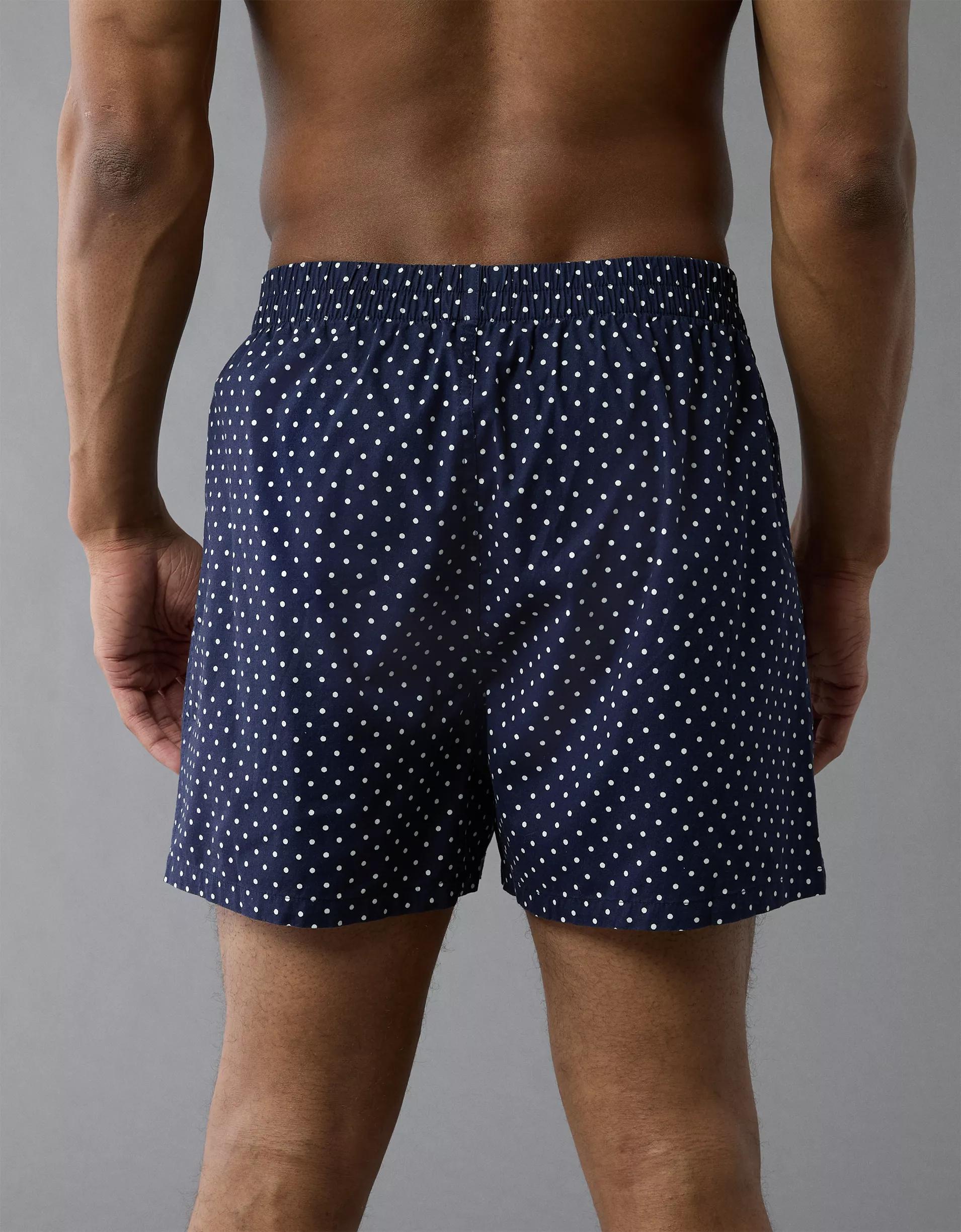AEO Men's Polka Dots Poplin Pocket Boxer Short Product Image