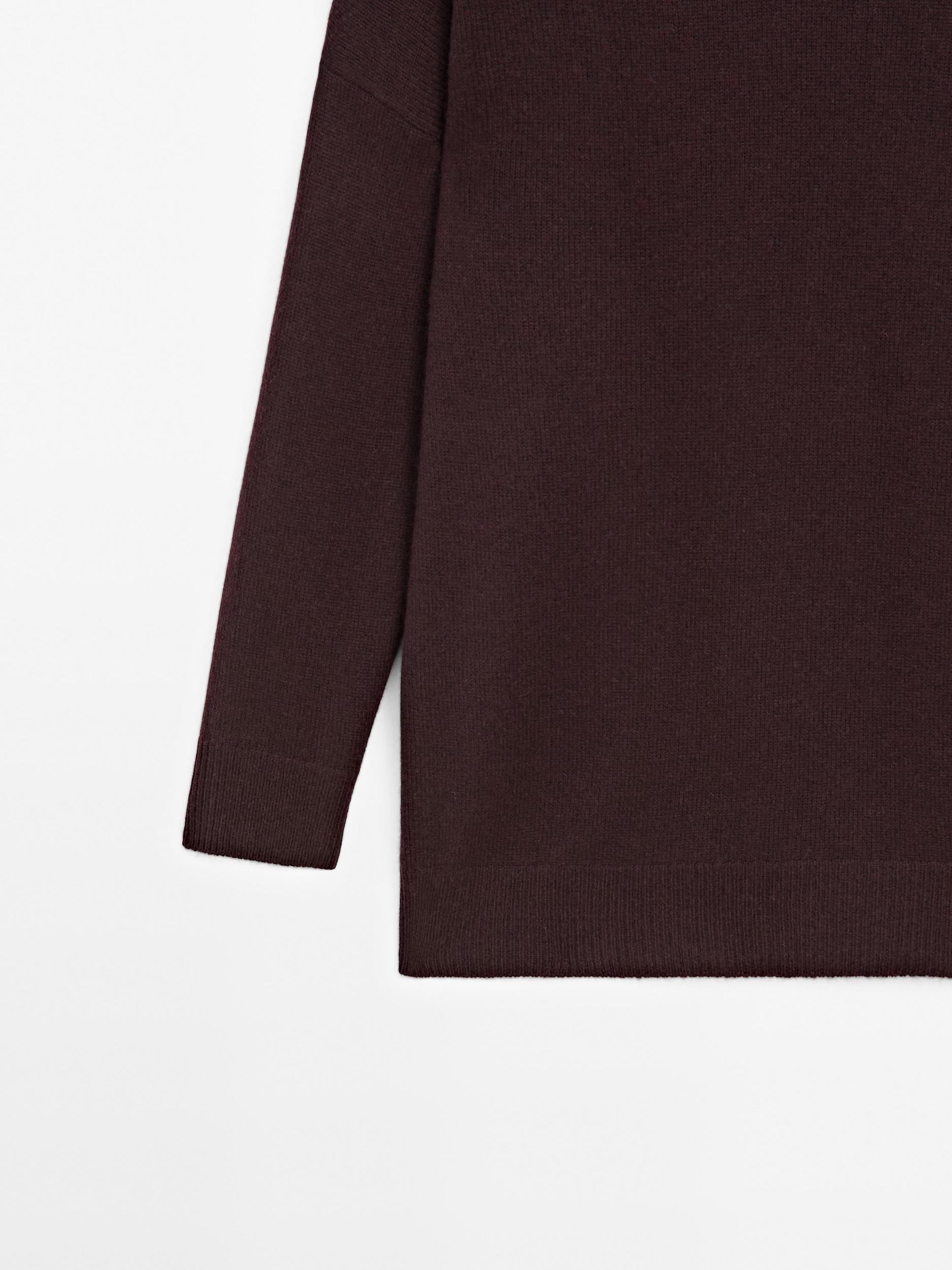 100% cashmere oversize knit sweater Product Image