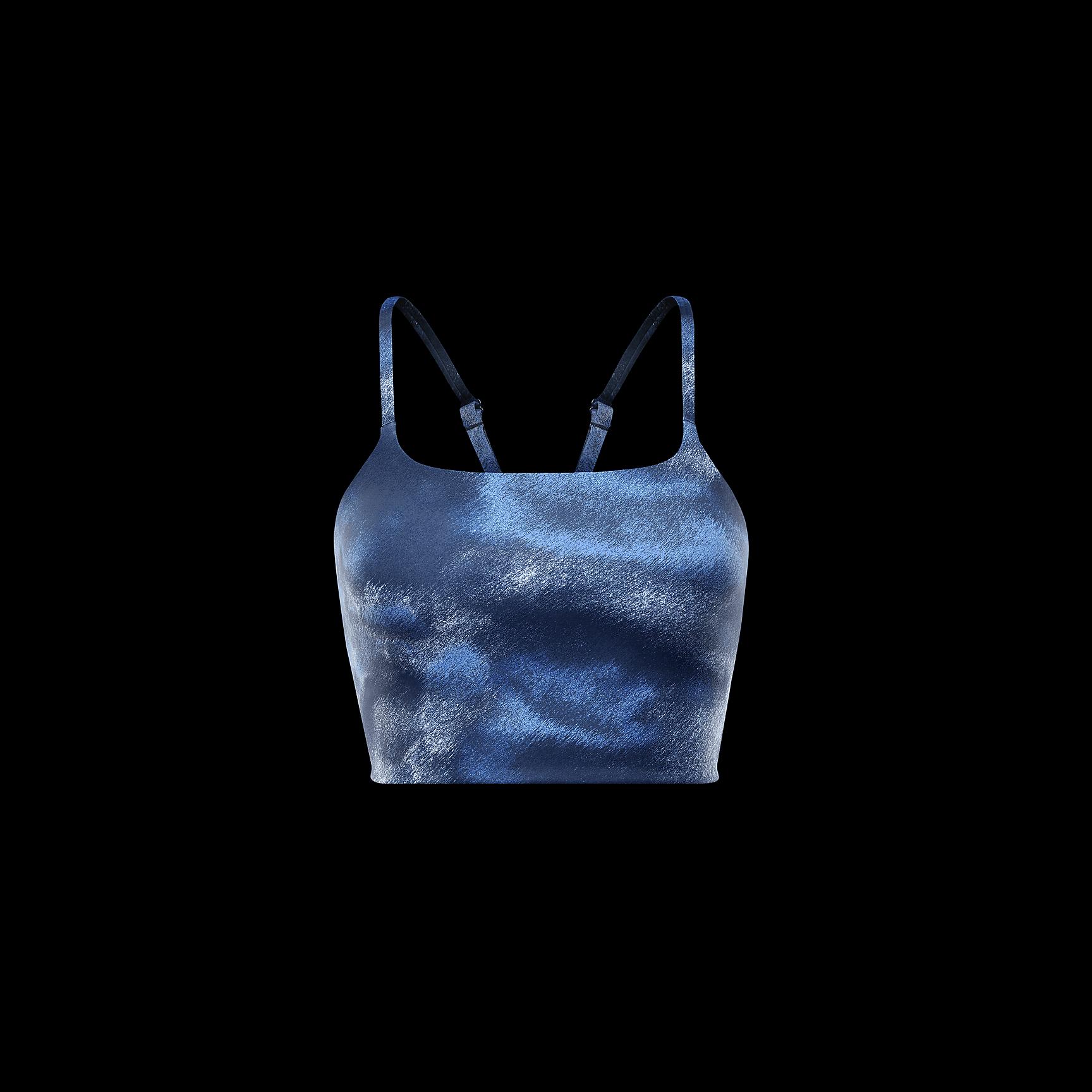 Nike Womens One Convertible Light-Support Lightly Lined Longline Printed Sports Bra | FZ6754-010 Product Image