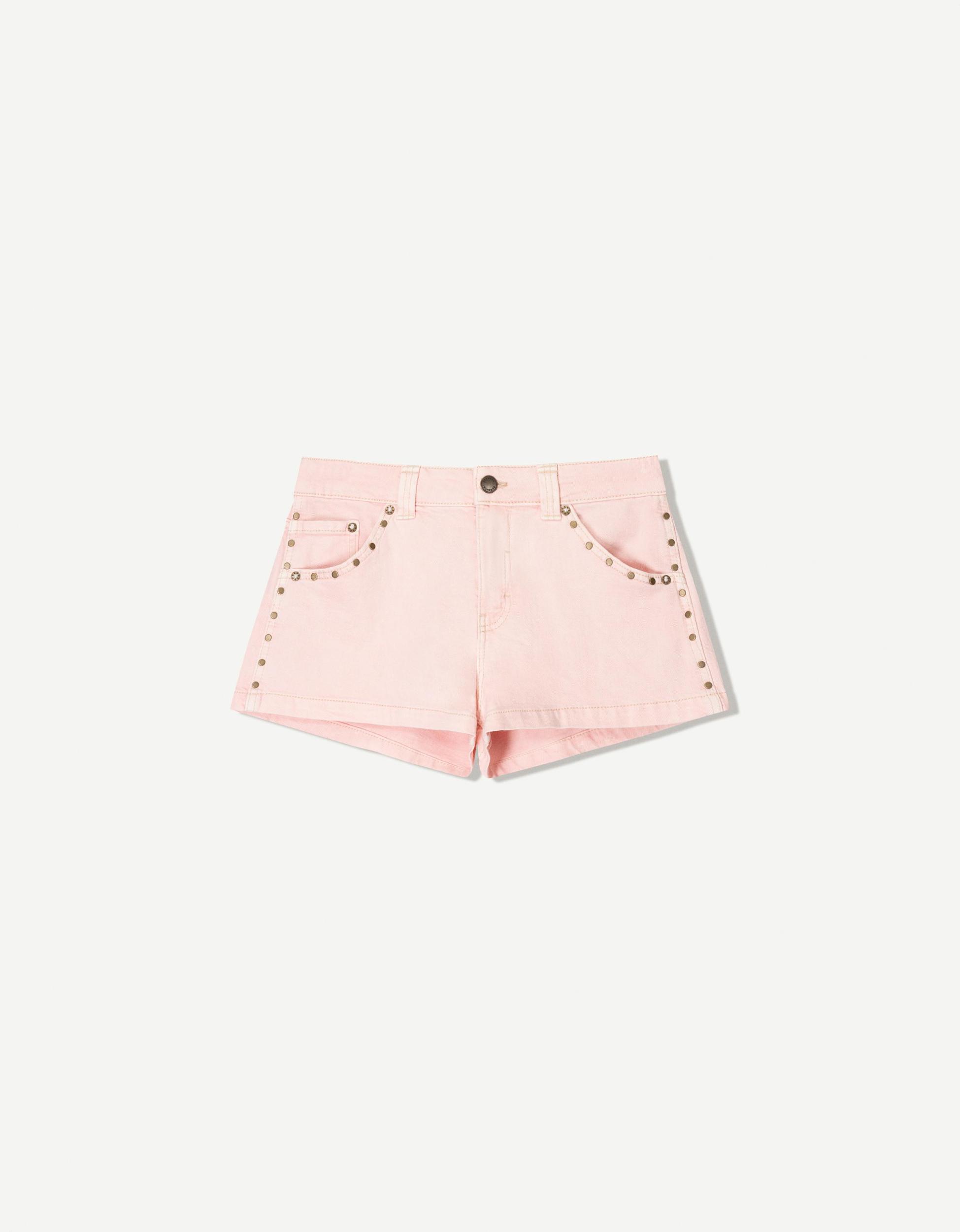 Voluminous studded shorts Product Image