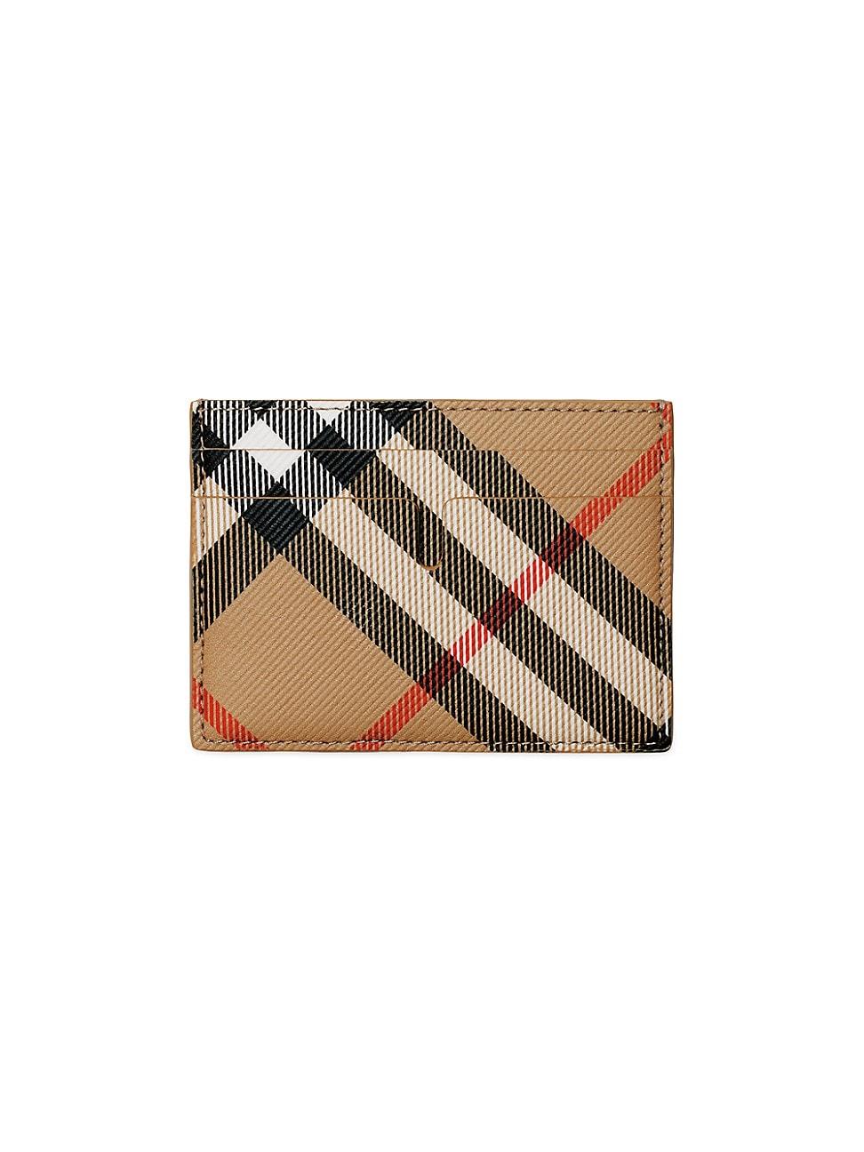 Mens Check Card Case Product Image