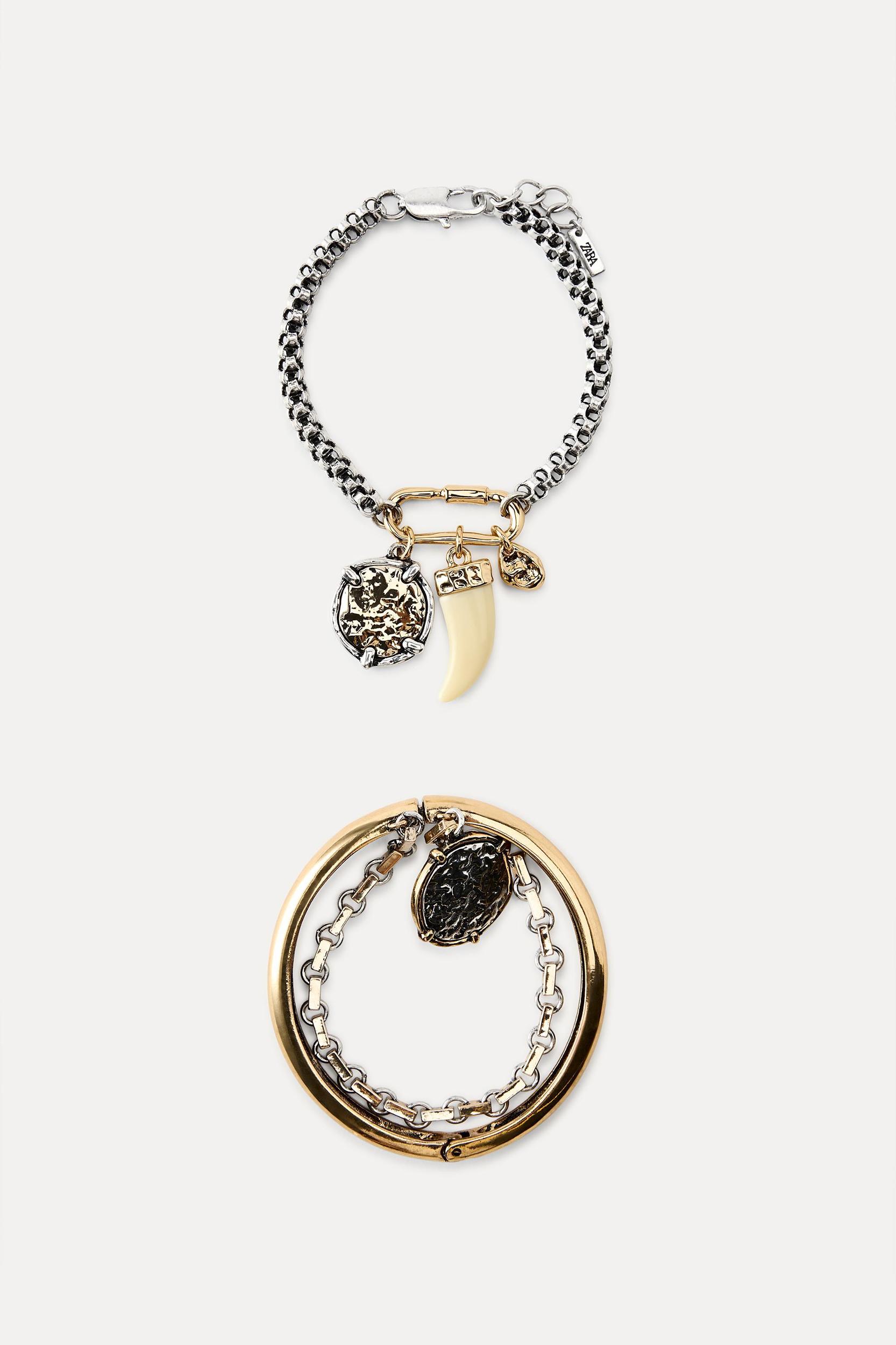 2-PACK OF COIN BRACELETS Product Image