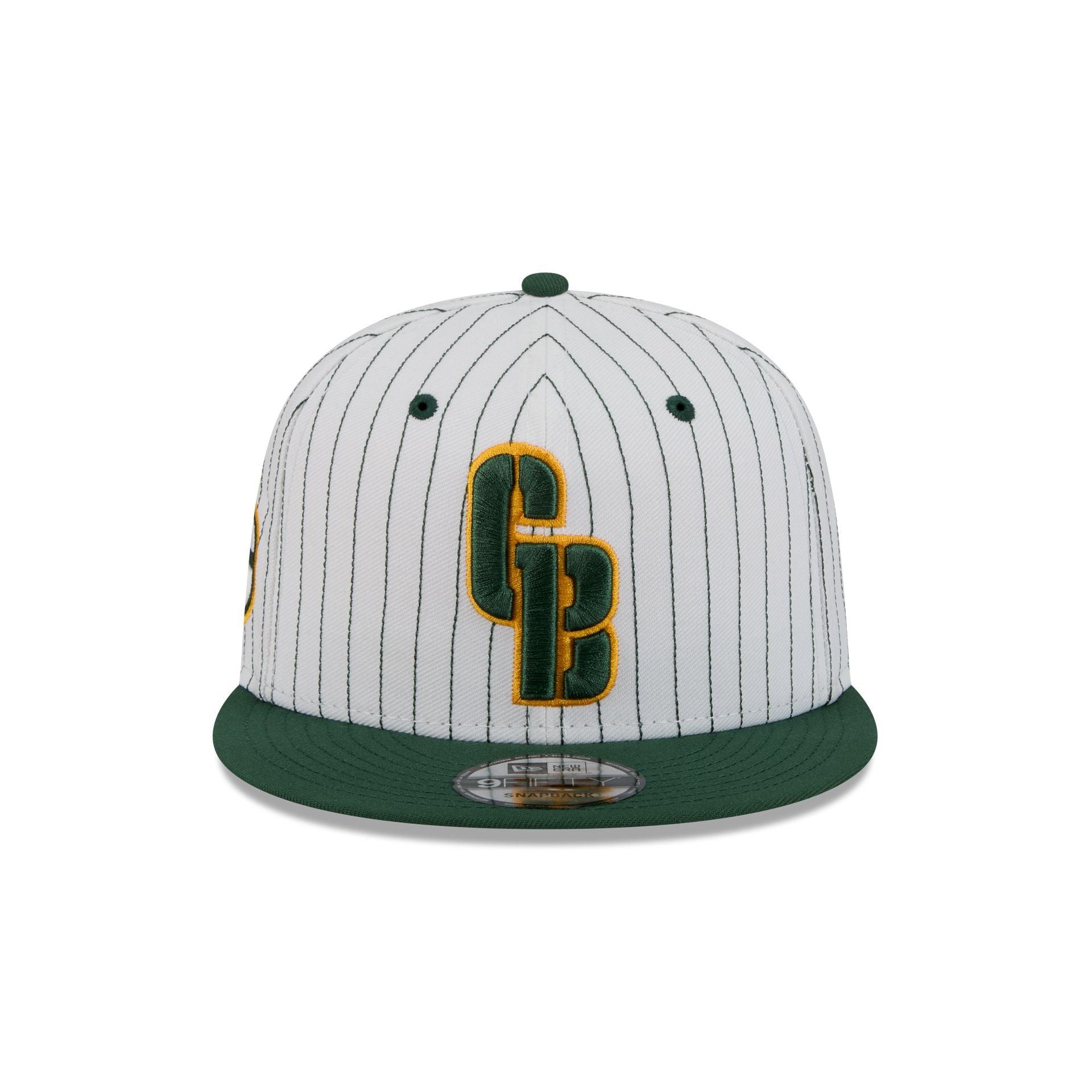 Green Bay Packers Deceptor Pinstripe 9FIFTY Snapback Hat Male Product Image