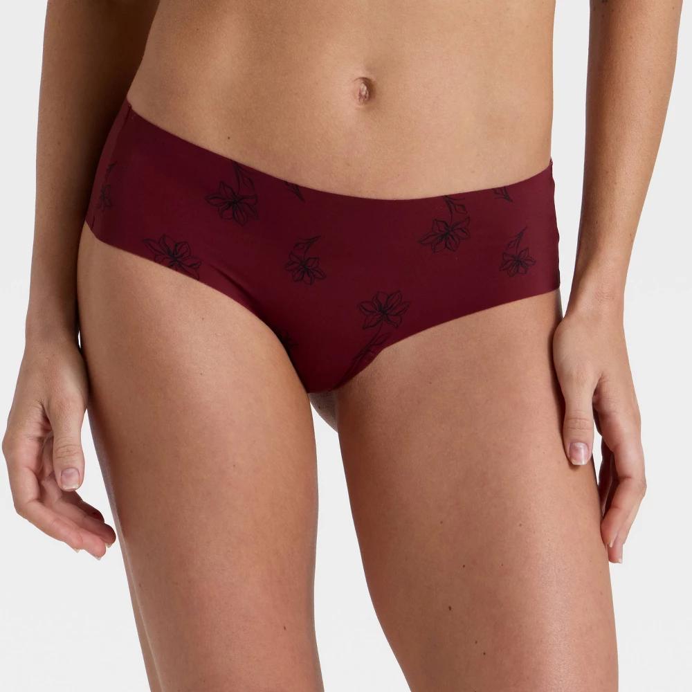 Women's Invisible Edge Cheeky Underwear - Auden™ Peat Moss L Product Image