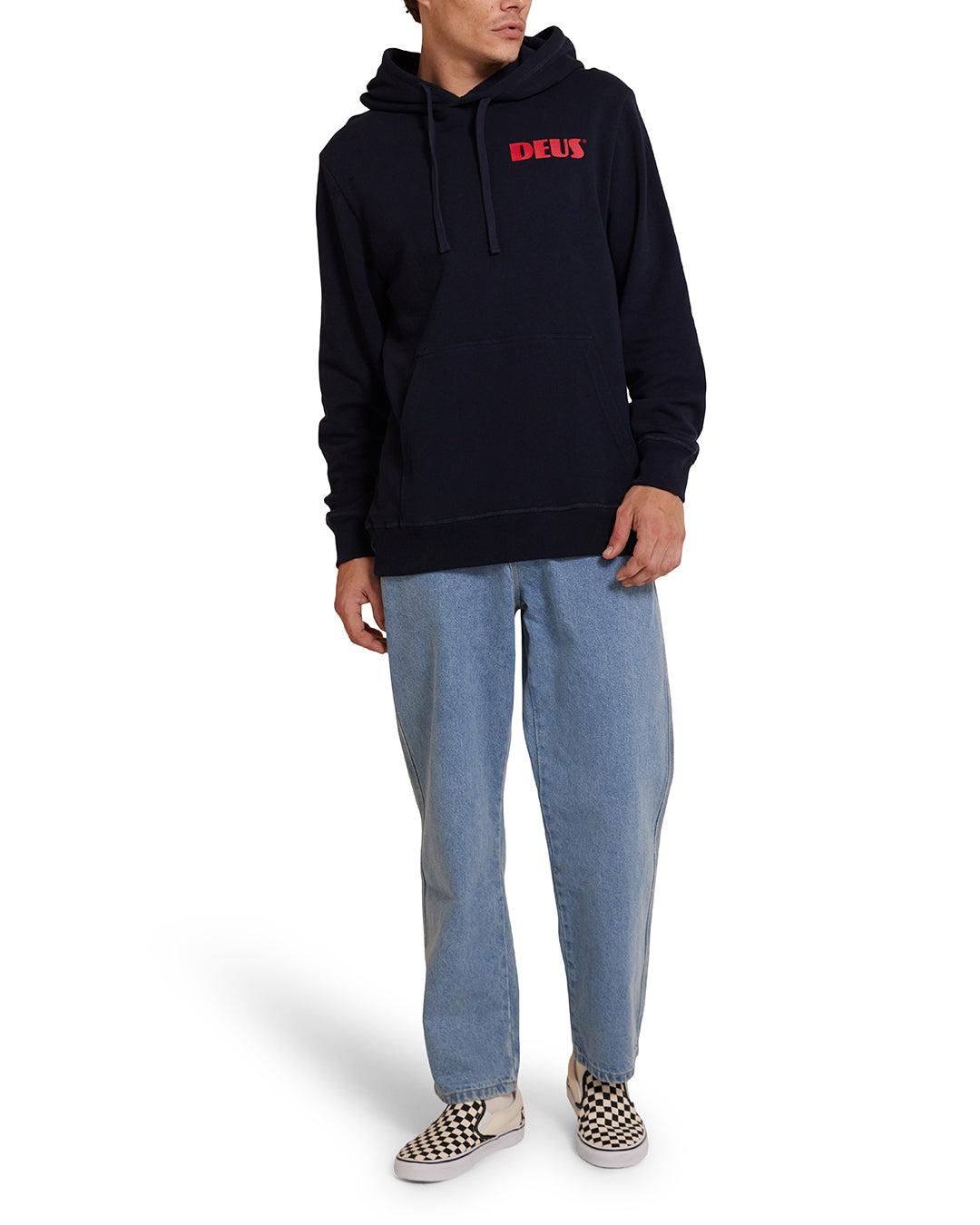 Cruising Deus Hoodie - Navy Product Image