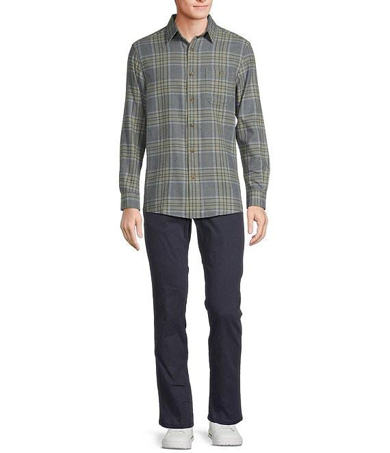 Rowm Long Sleeve Portuguese Flannel Medium Plaid Shirt Product Image