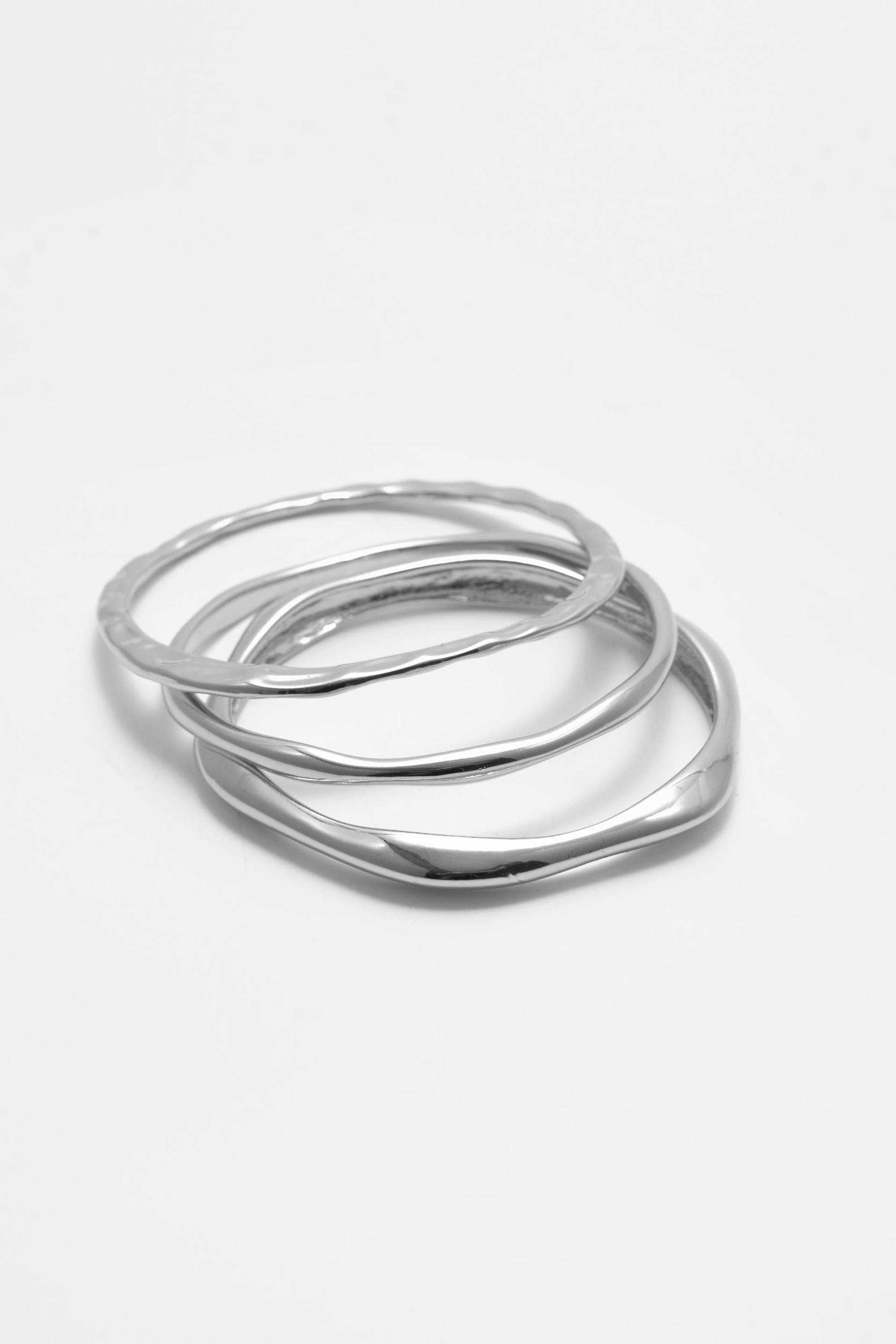 Pack of 3 thin irregular bracelets Product Image