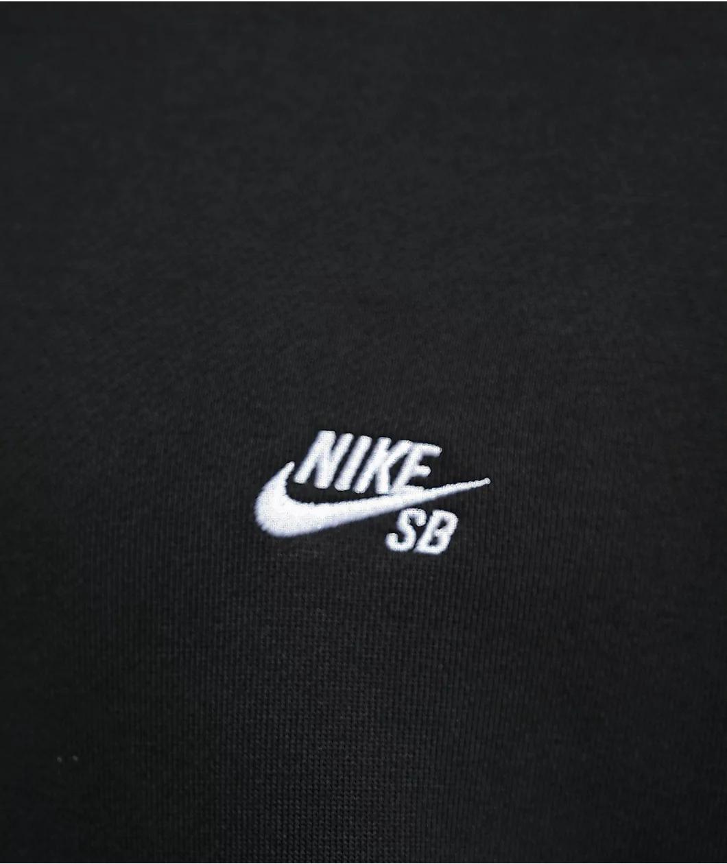 Nike SB Fleece Black Hoodie Product Image